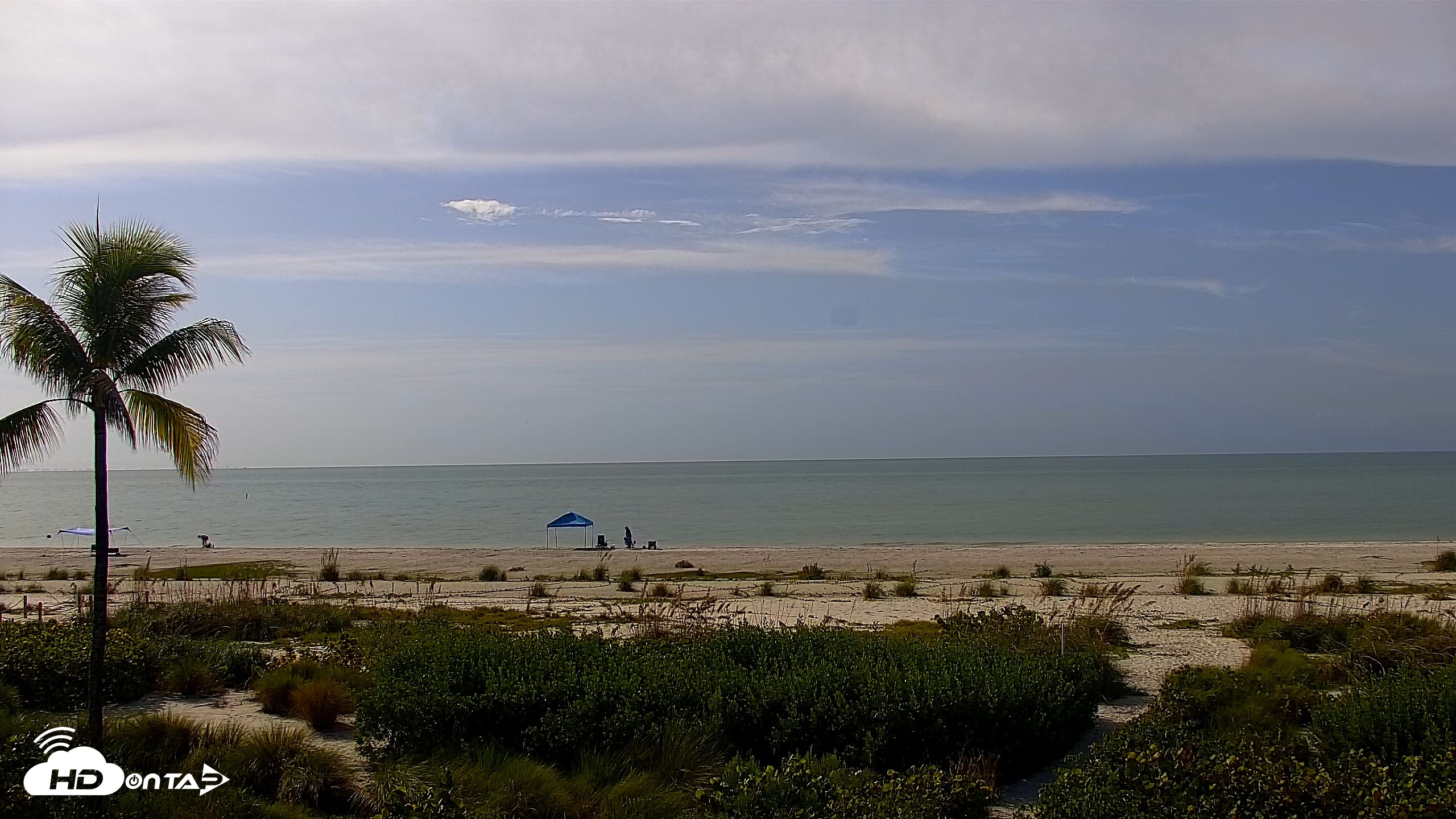 Snapshot of Sanibel Island Florida Live Beach Webcam taken Sep 16, 2026, 9:57am EDT