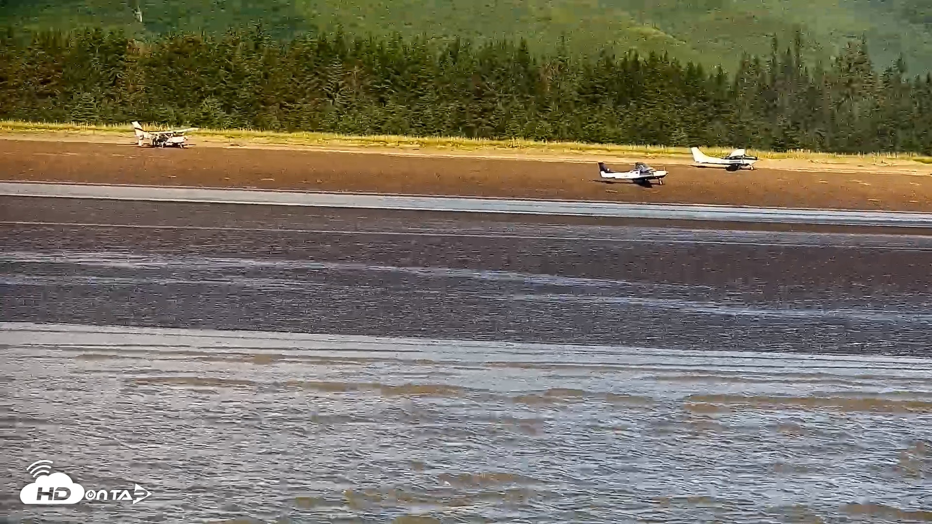 Snapshot of Cook Inlet Alaska Bear Viewing Live Cam taken Aug 14, 2026, 11:53am AKDT