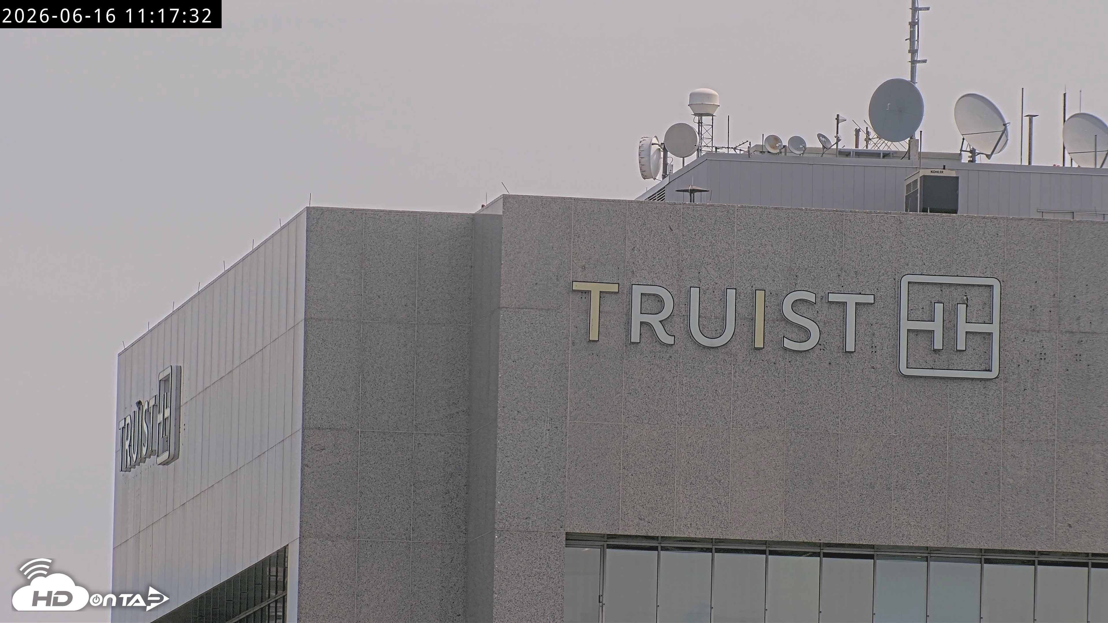 Snapshot of Richmond Virginia Peregrine Falcon Live Cam taken Jun 16, 2026, 11:19am EDT