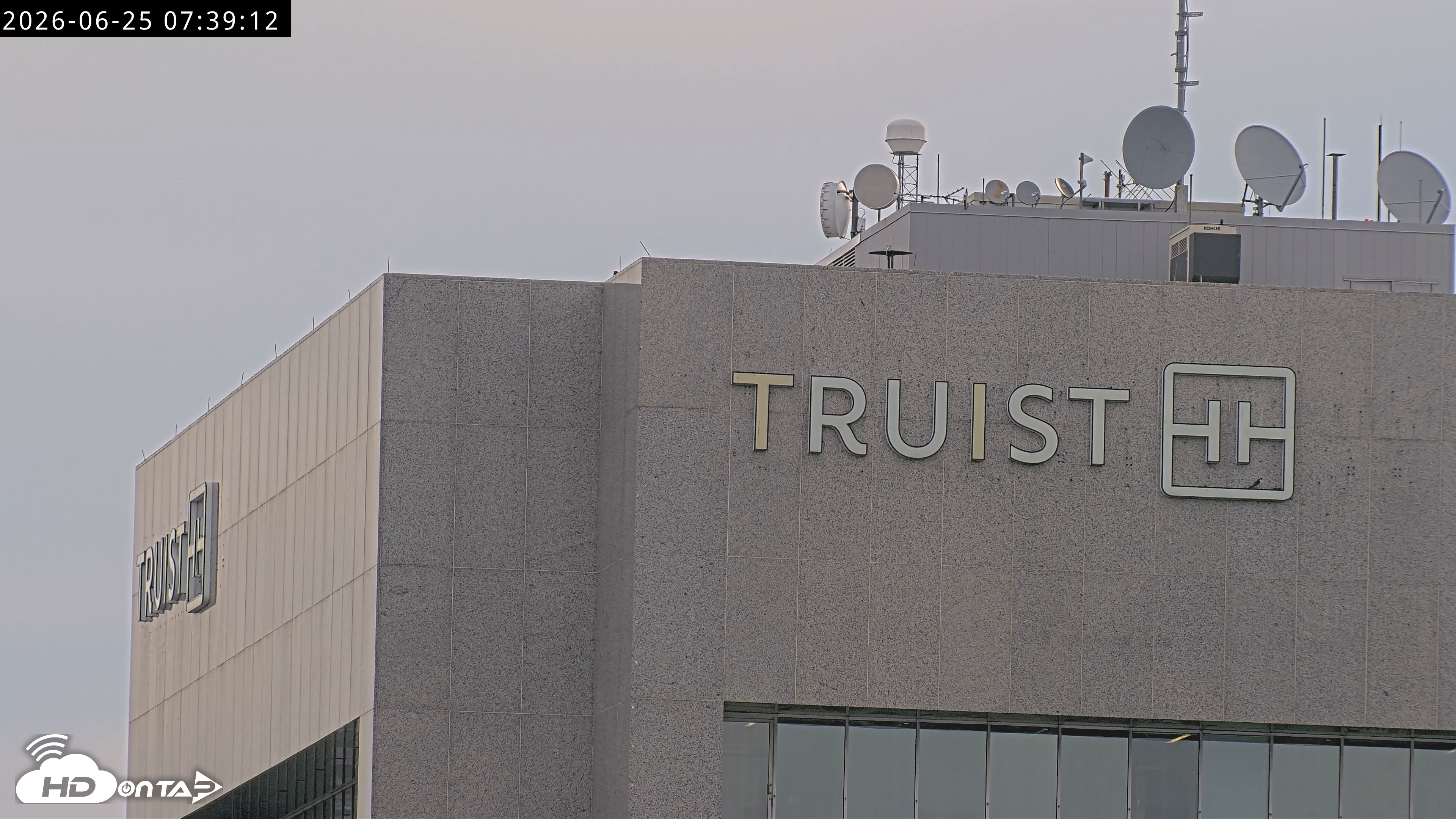 Snapshot of Richmond Virginia Peregrine Falcon Live Cam taken Jun 25, 2026, 7:41am EDT