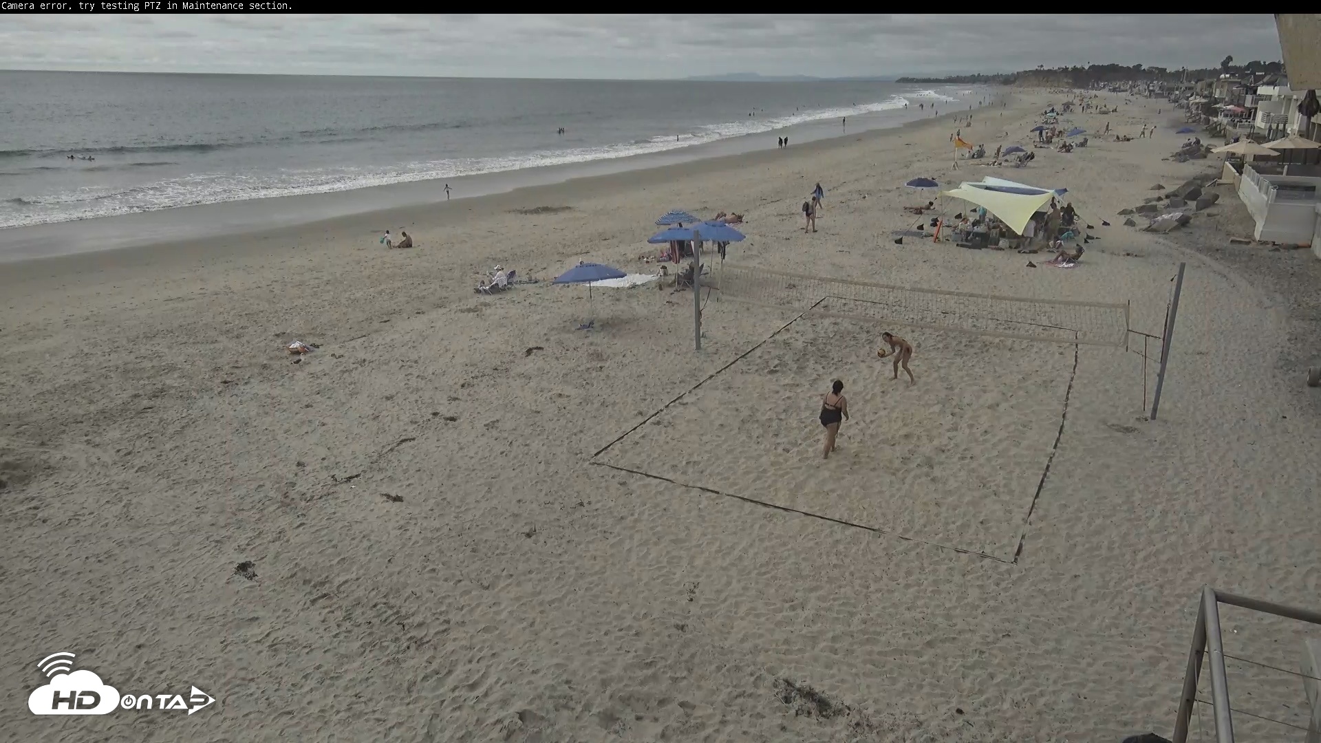 Snapshot of Del Mar Beach South Roaming Live Webcam taken Aug 13, 2026, 4:33pm PDT