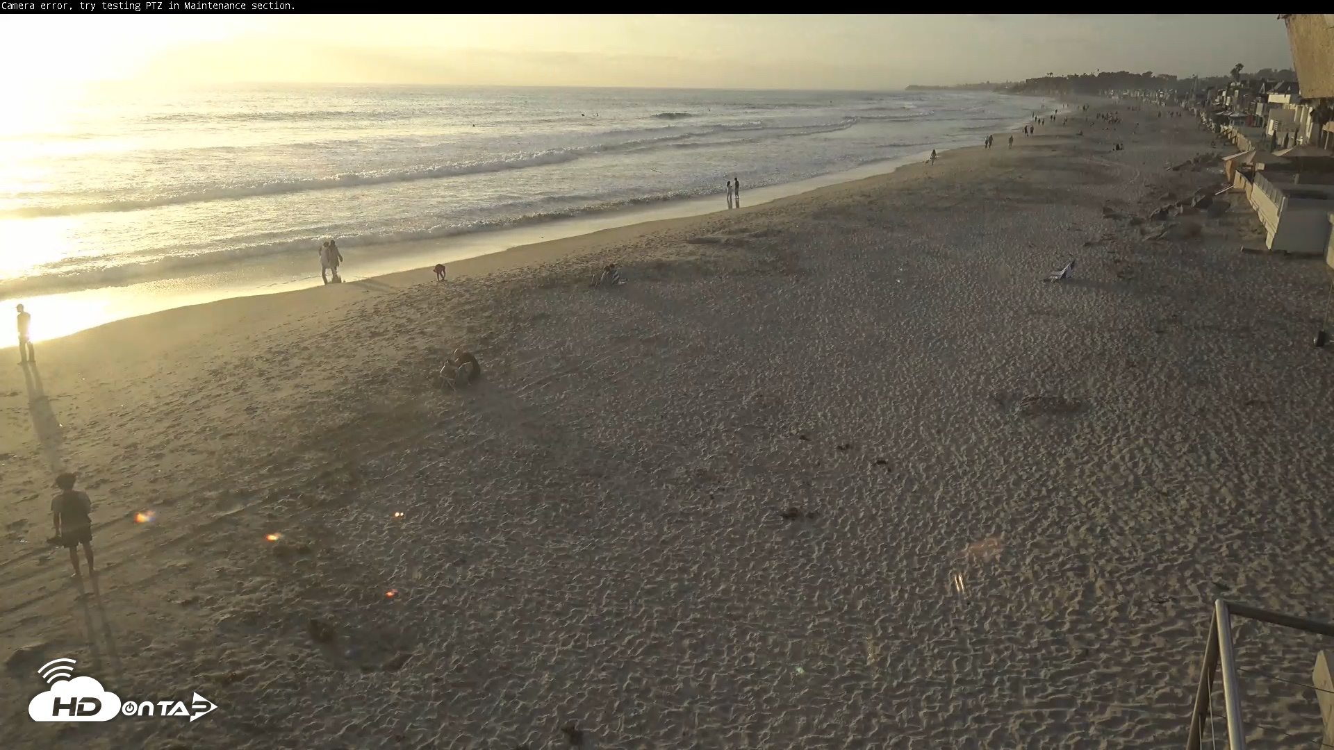 Snapshot of Del Mar Beach South Roaming Live Webcam taken Jun 8, 2026, 7:26pm PDT