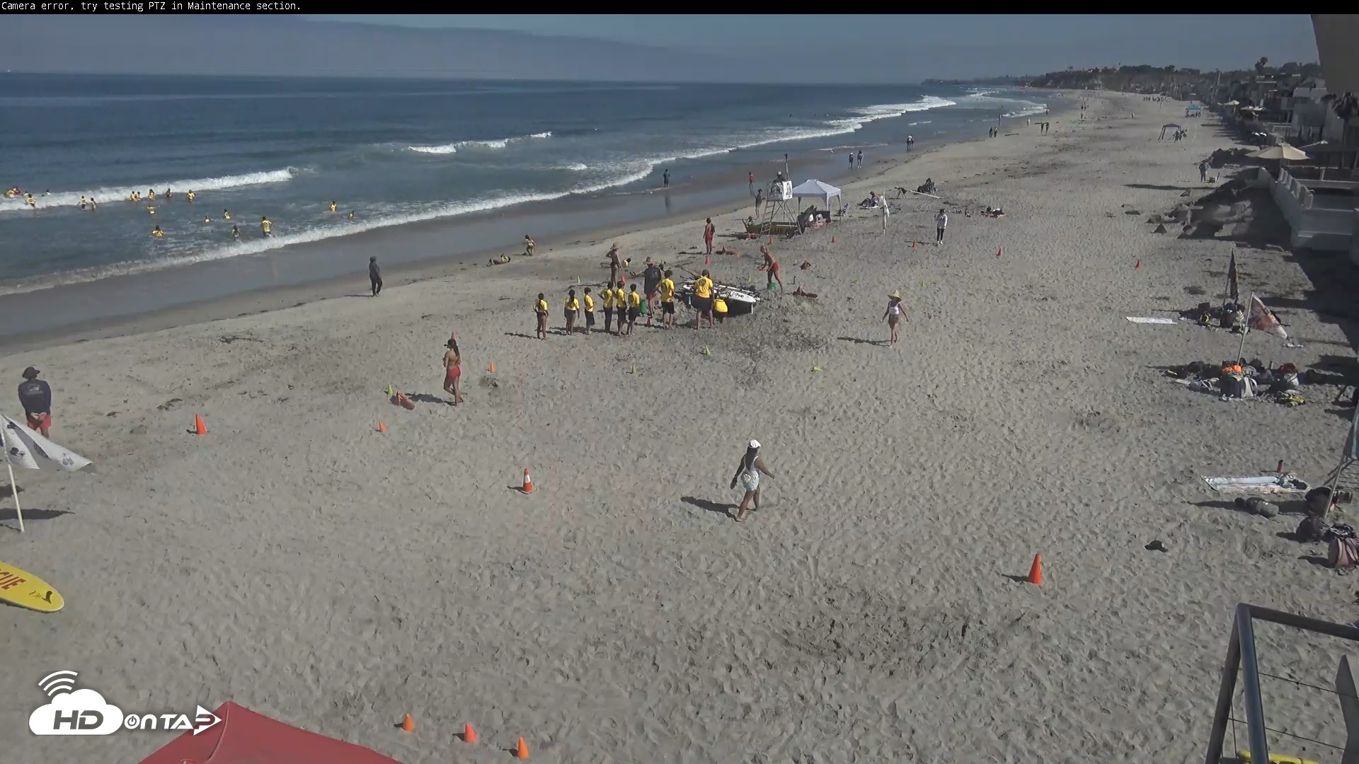 Snapshot of Del Mar Beach South Roaming Live Webcam taken Jun 26, 2026, 9:34am PDT
