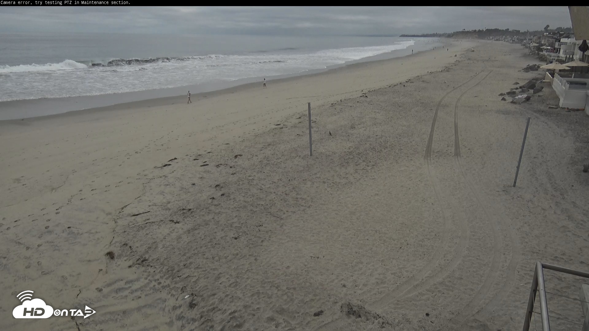 Snapshot of Del Mar Beach South Roaming Live Webcam taken Aug 14, 2026, 6:53am PDT