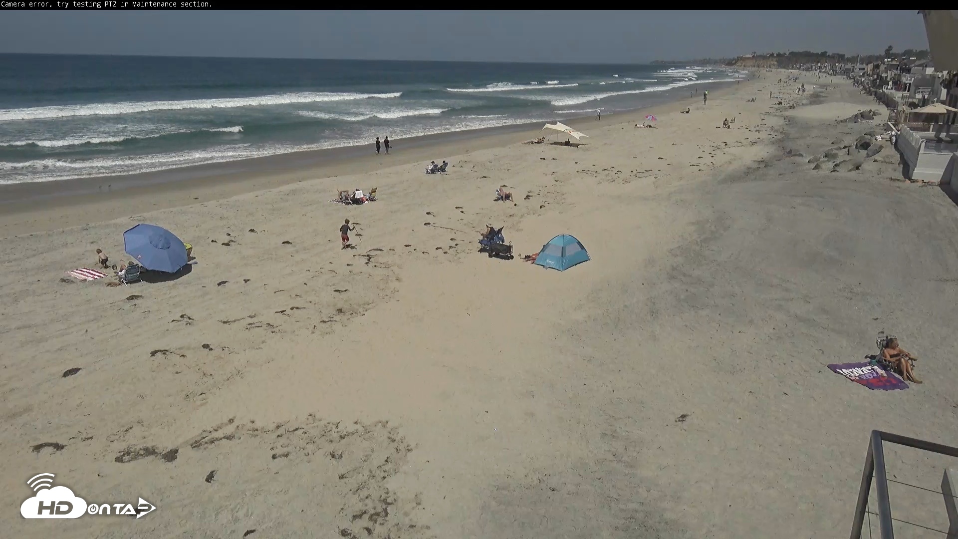 Snapshot of Del Mar Beach South Roaming Live Webcam taken Apr 17, 2026, 11:55am PDT