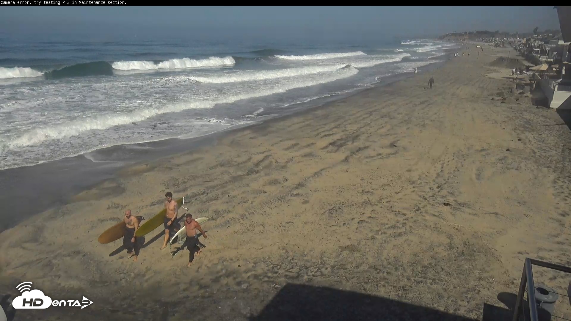 Snapshot of Del Mar Beach South Roaming Live Webcam taken Sep 29, 2026, 10:37am PDT