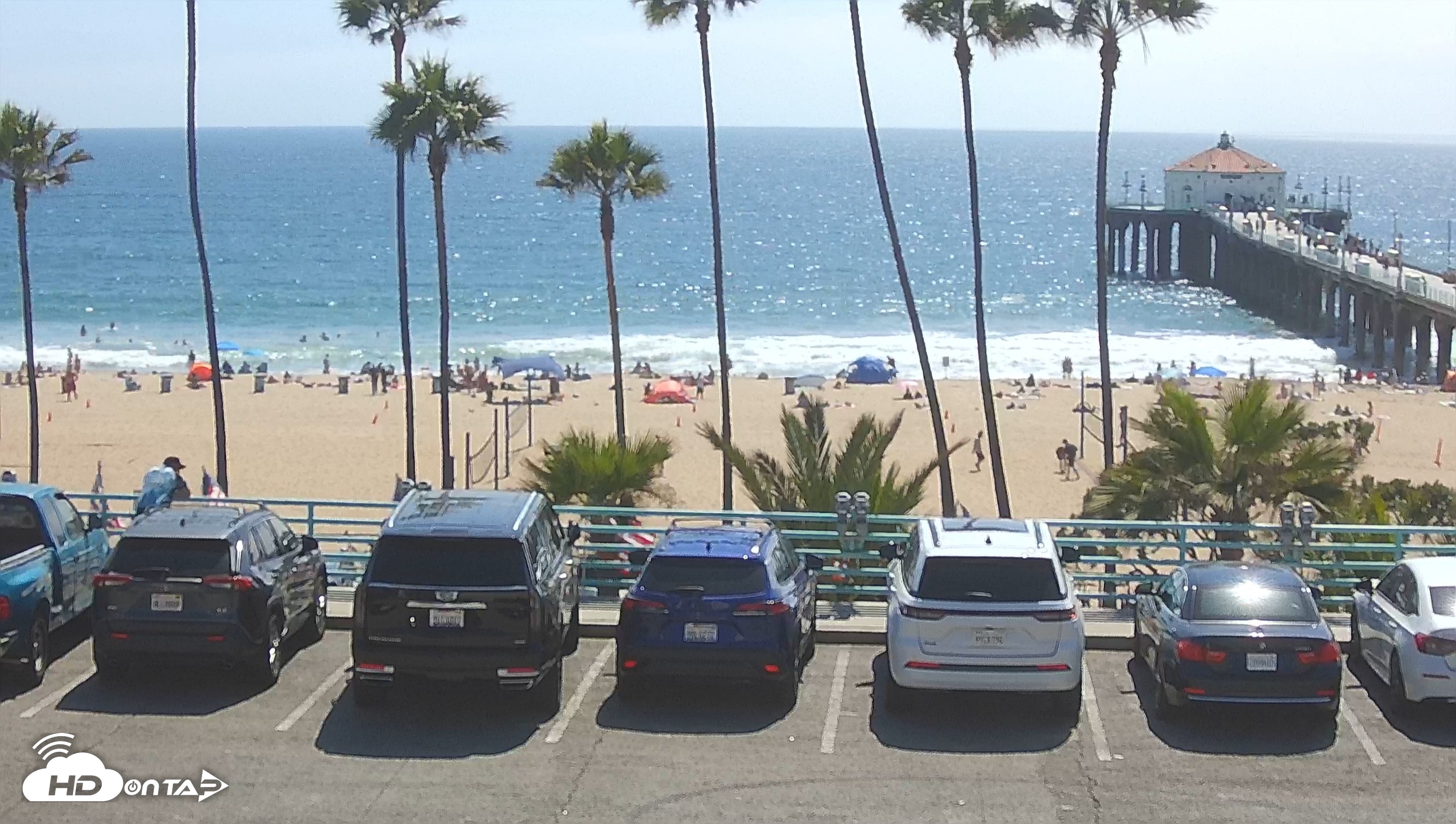 Snapshot of Manhattan Beach Pier South Live Webcam taken Jul 10, 2026, 3:34pm PDT