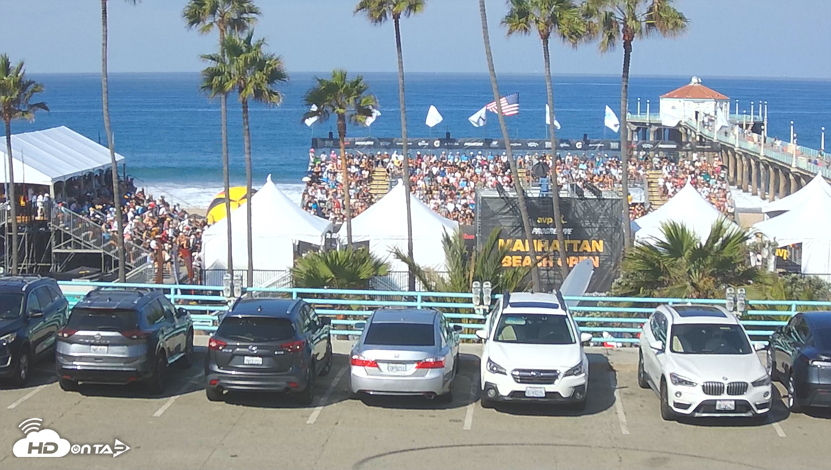 Snapshot of Manhattan Beach Pier South Live Webcam taken Aug 16, 2026, 9:34am PDT