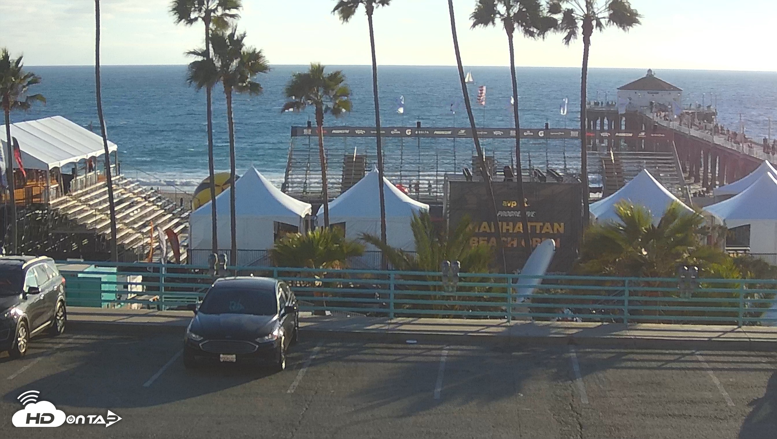 Snapshot of Manhattan Beach Pier South Live Webcam taken Aug 15, 2026, 6:31pm PDT
