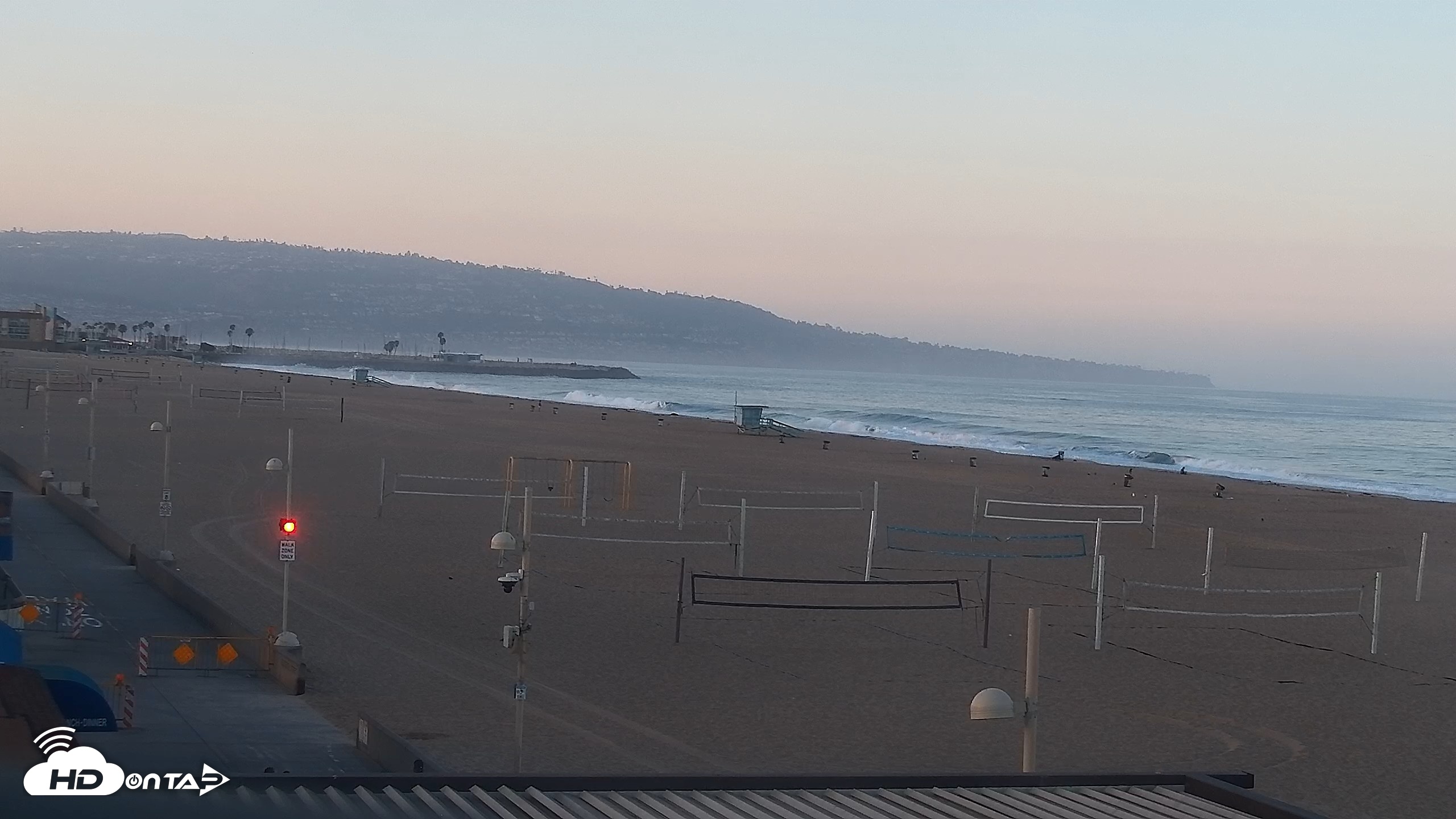 Snapshot of Hermosa Beach South Live Surf Cam taken Aug 30, 2026, 6:47am PDT
