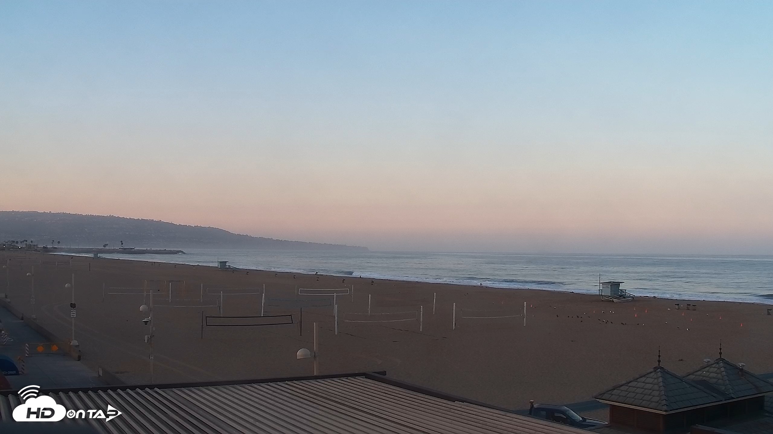 Snapshot of Hermosa Beach South Live Surf Cam taken Aug 30, 2026, 6:46am PDT