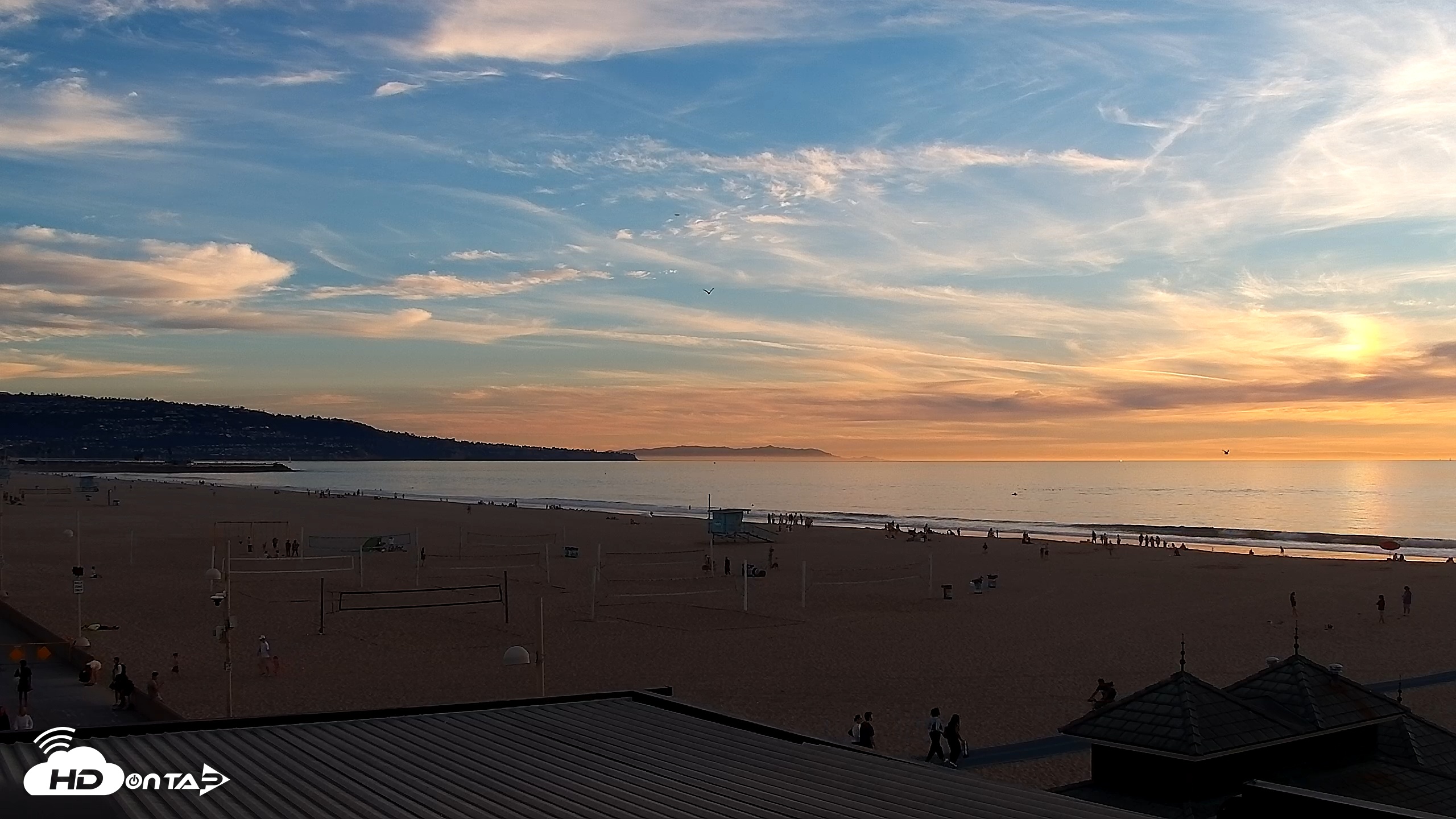 Snapshot of Hermosa Beach South Live Surf Cam taken Jan 17, 2026, 4:54pm PST