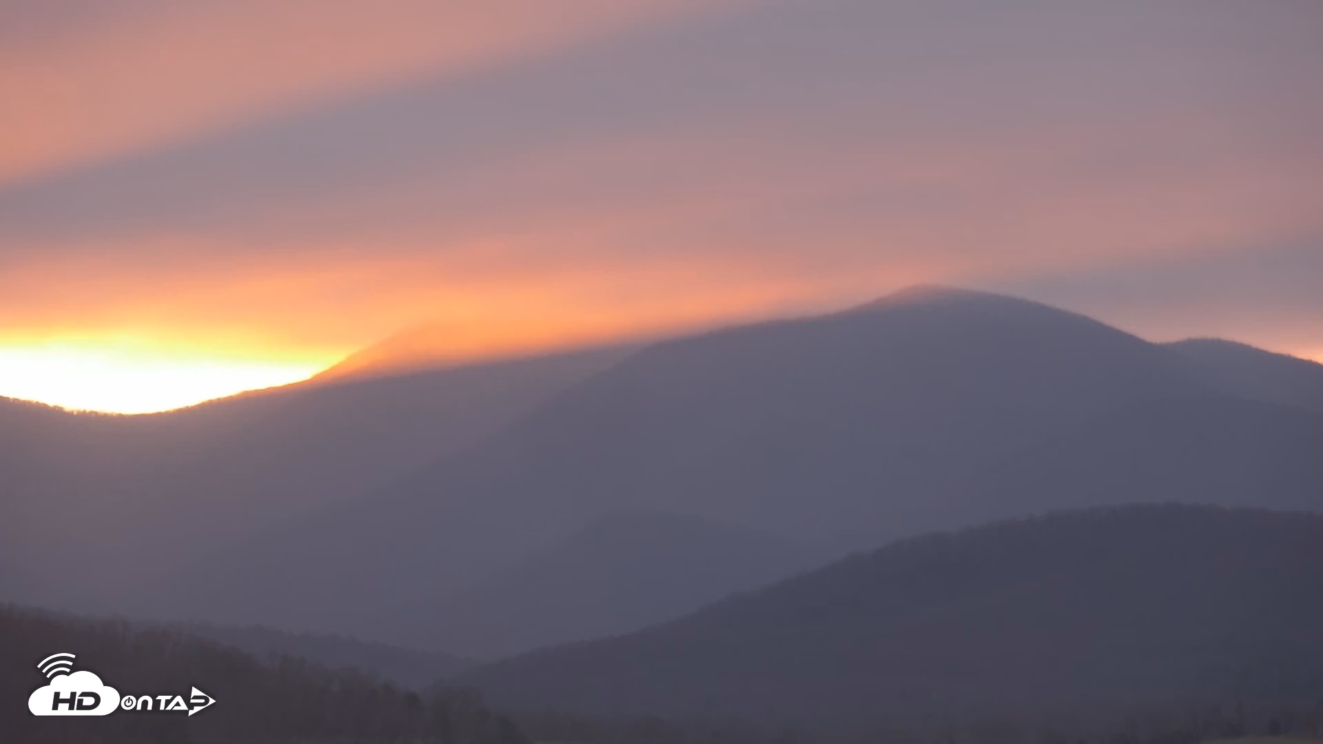 Snapshot of Shenandoah National Park Mountains Live Cam taken Dec 3, 2025, 7:23am EST