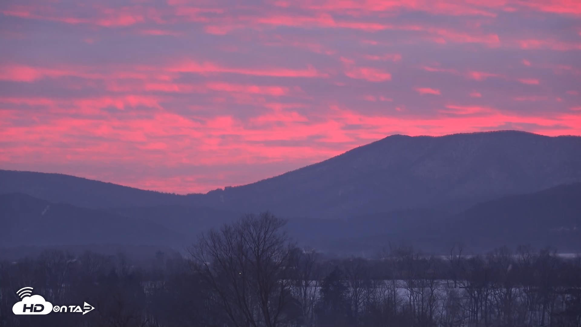 Snapshot of Shenandoah National Park Mountains Live Cam taken Feb 6, 2026, 7:26am EST