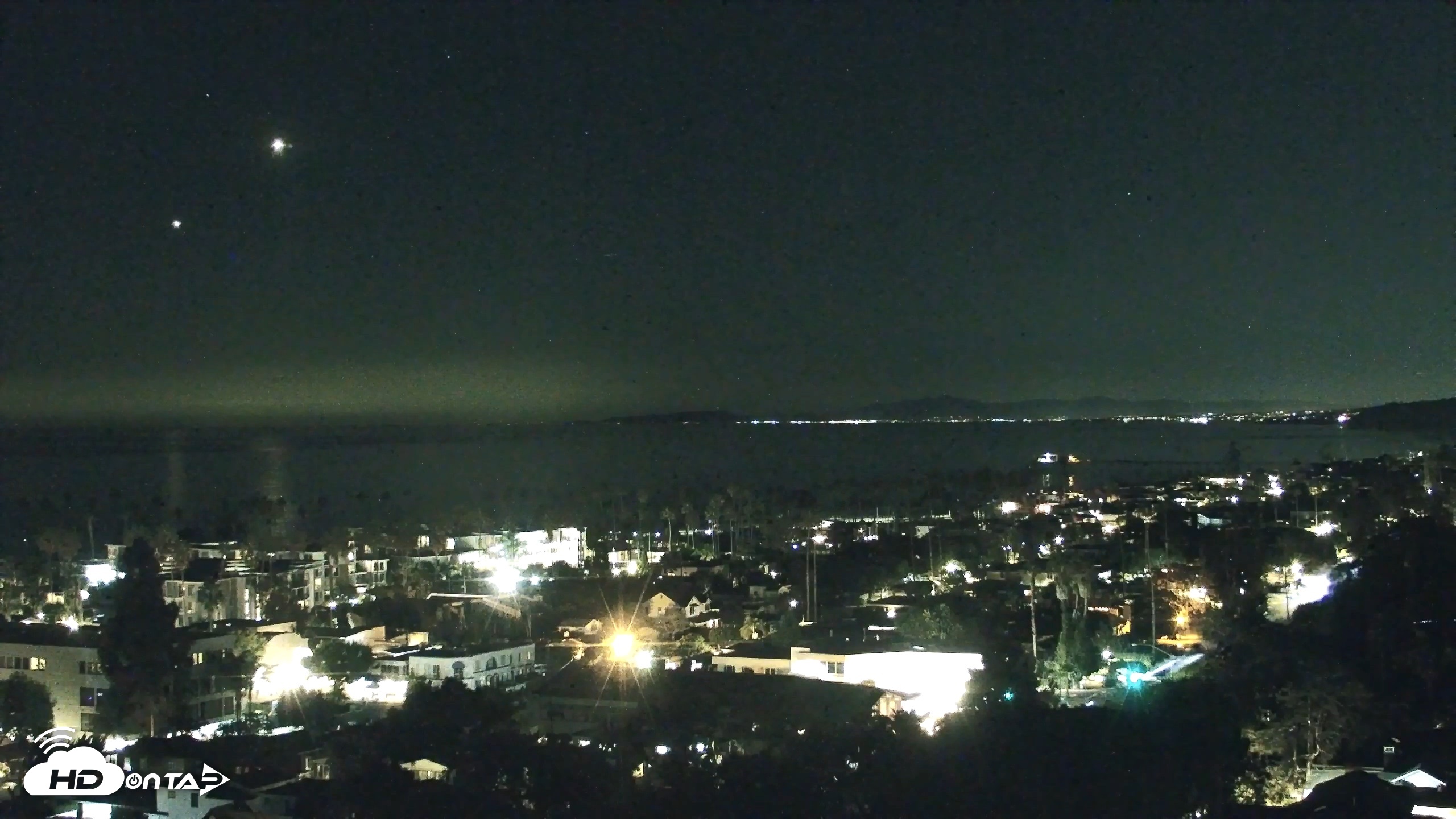 Snapshot of La Jolla Shores Overlook Live Webcam taken Oct 4, 2026, 9:34pm PDT