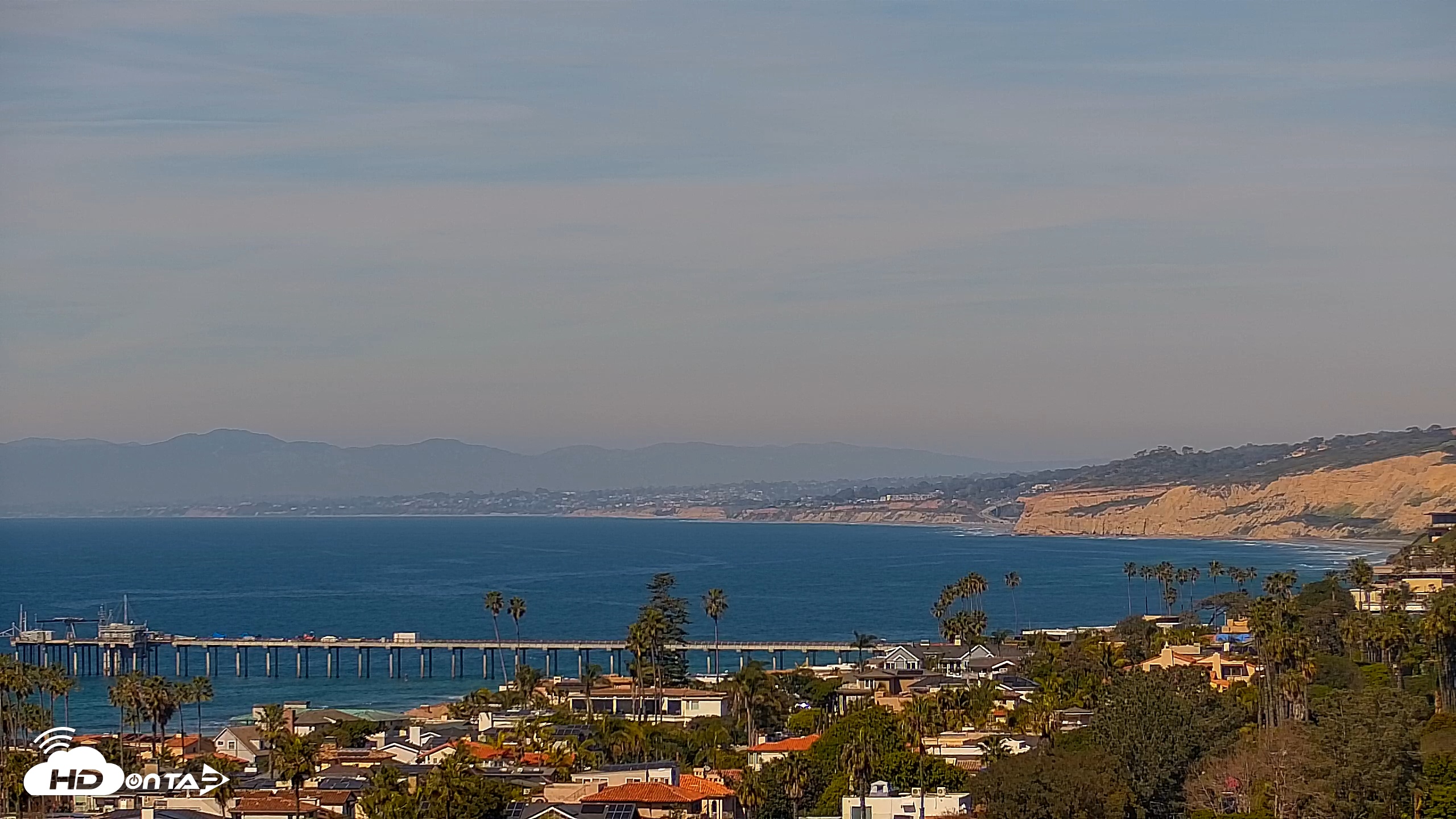 Snapshot of La Jolla Shores Overlook Live Webcam taken Feb 22, 2026, 12:55pm PST
