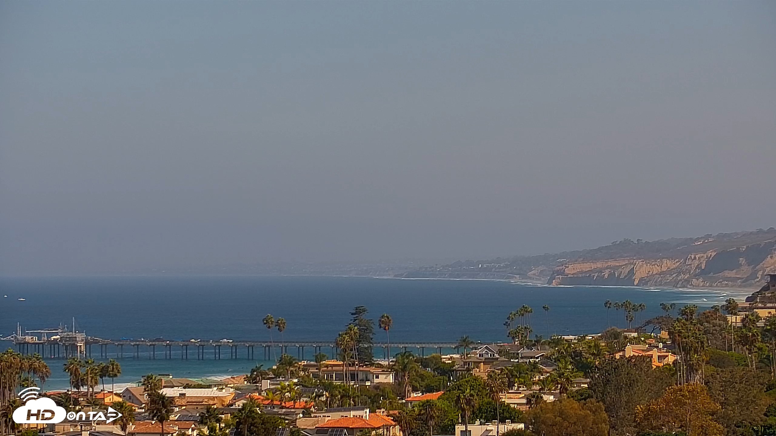 Snapshot of La Jolla Shores Overlook Live Webcam taken Sep 11, 2026, 10:00am PDT