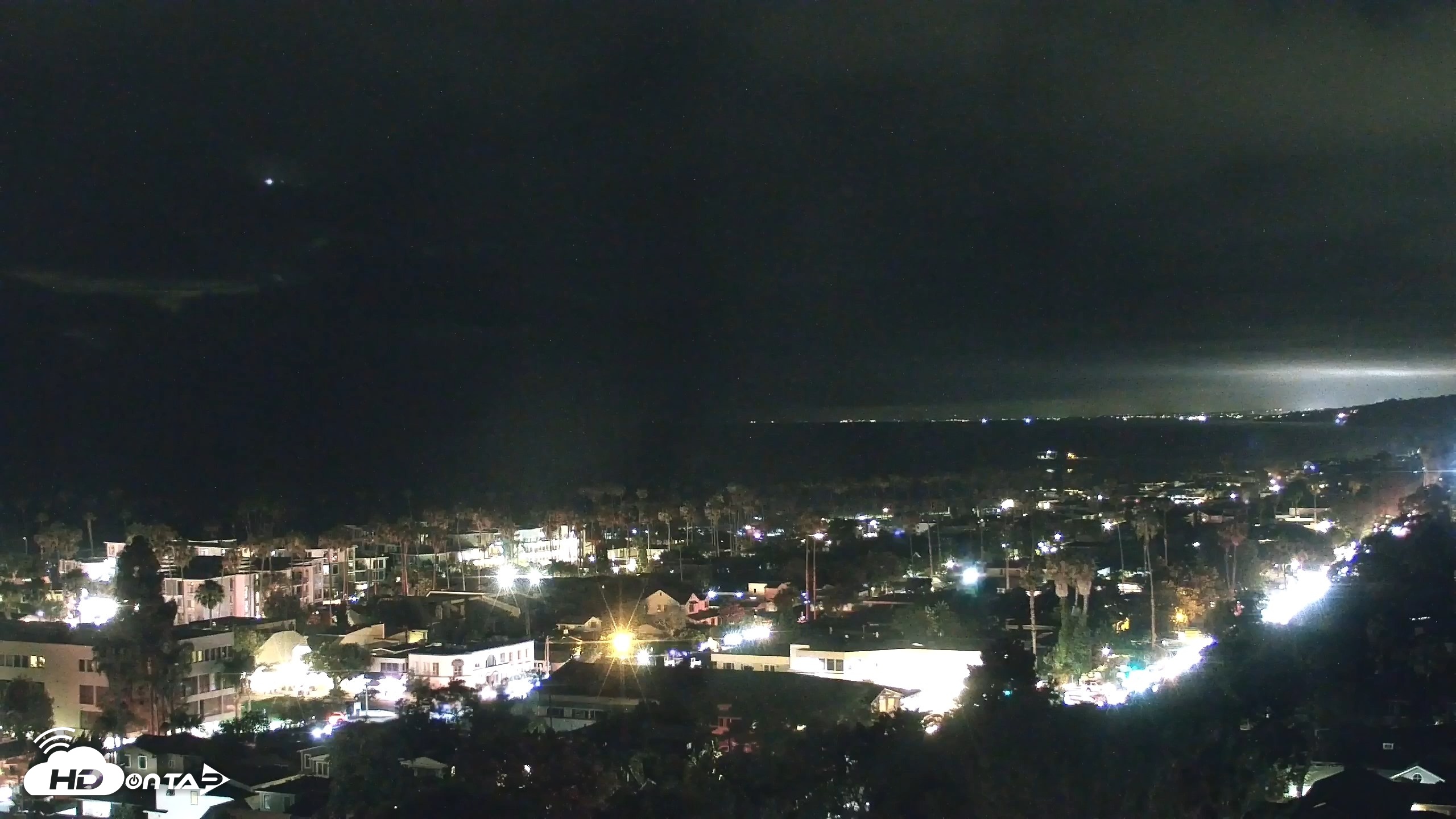 Snapshot of La Jolla Shores Overlook Live Webcam taken Jul 4, 2026, 10:23pm PDT