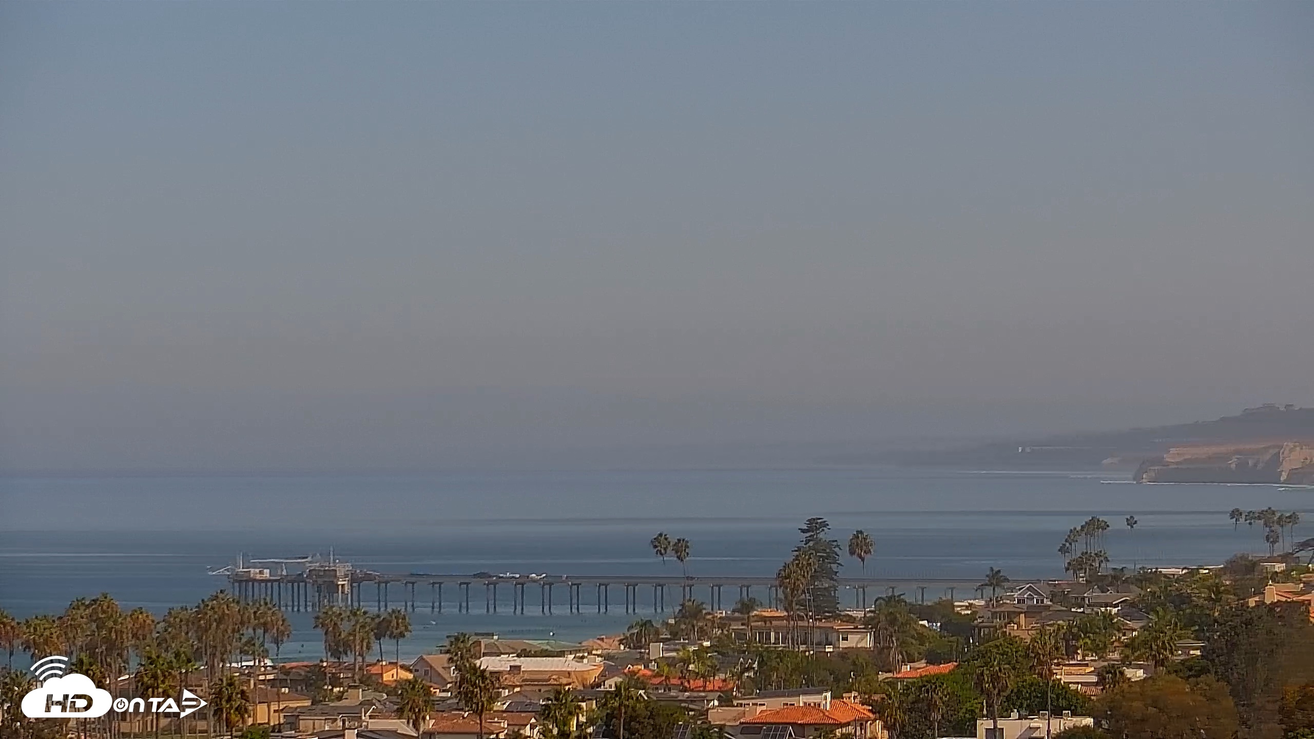 Snapshot of La Jolla Shores Overlook Live Webcam taken Sep 10, 2026, 9:48am PDT