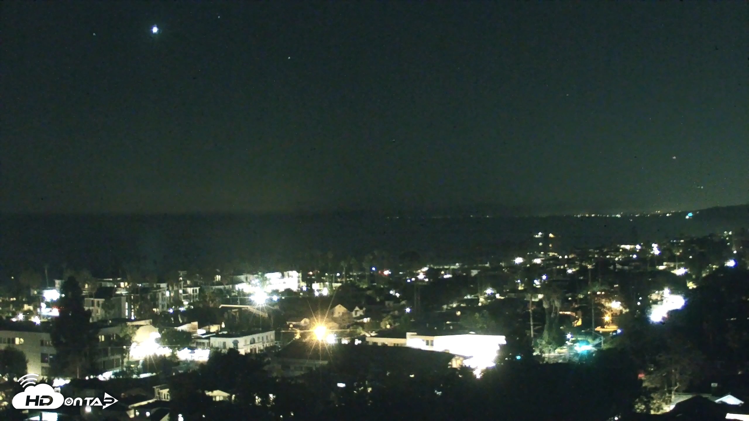 Snapshot of La Jolla Shores Overlook Live Webcam taken Oct 2, 2026, 9:36pm PDT