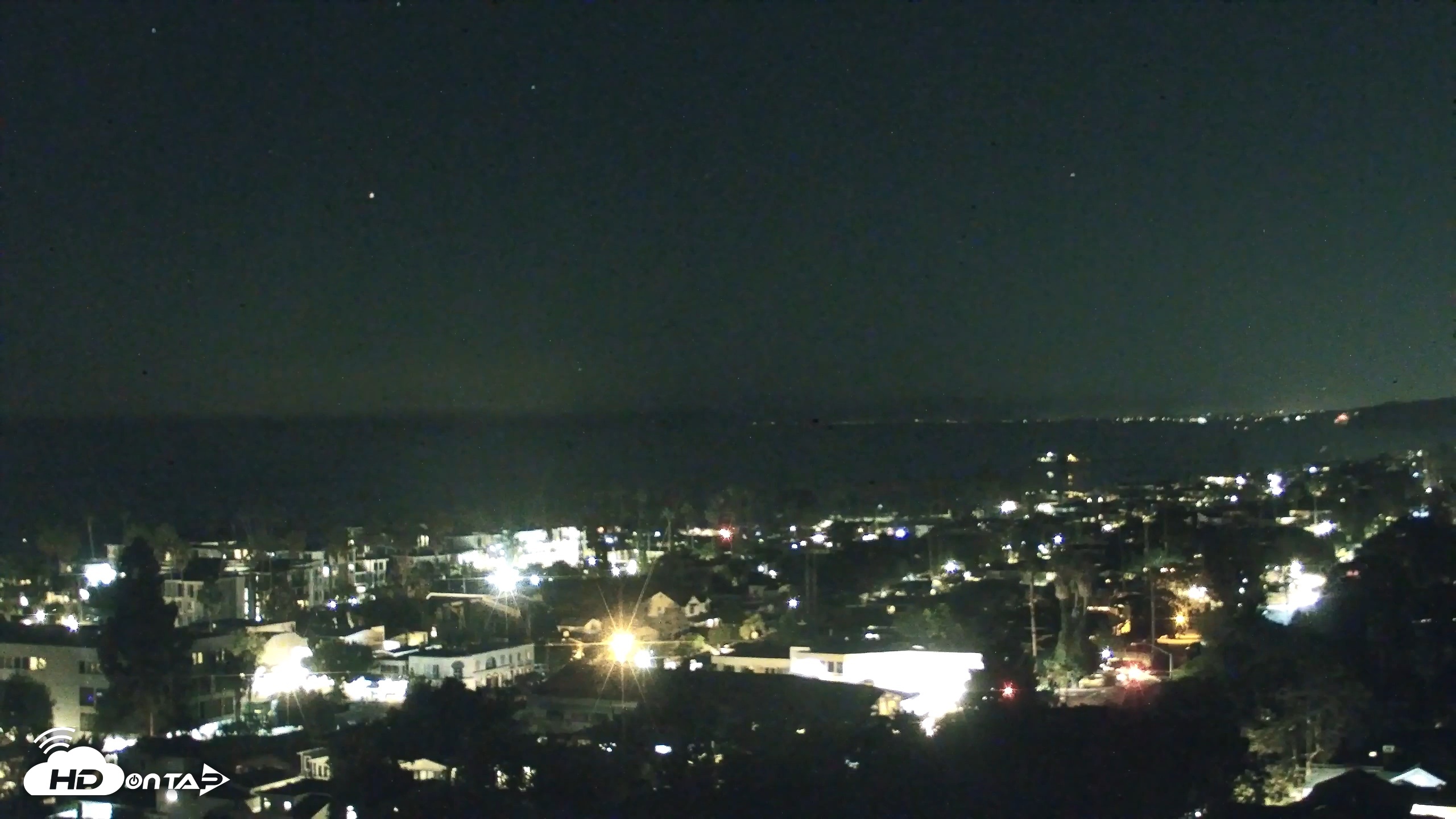 Snapshot of La Jolla Shores Overlook Live Webcam taken Oct 2, 2026, 9:28pm PDT