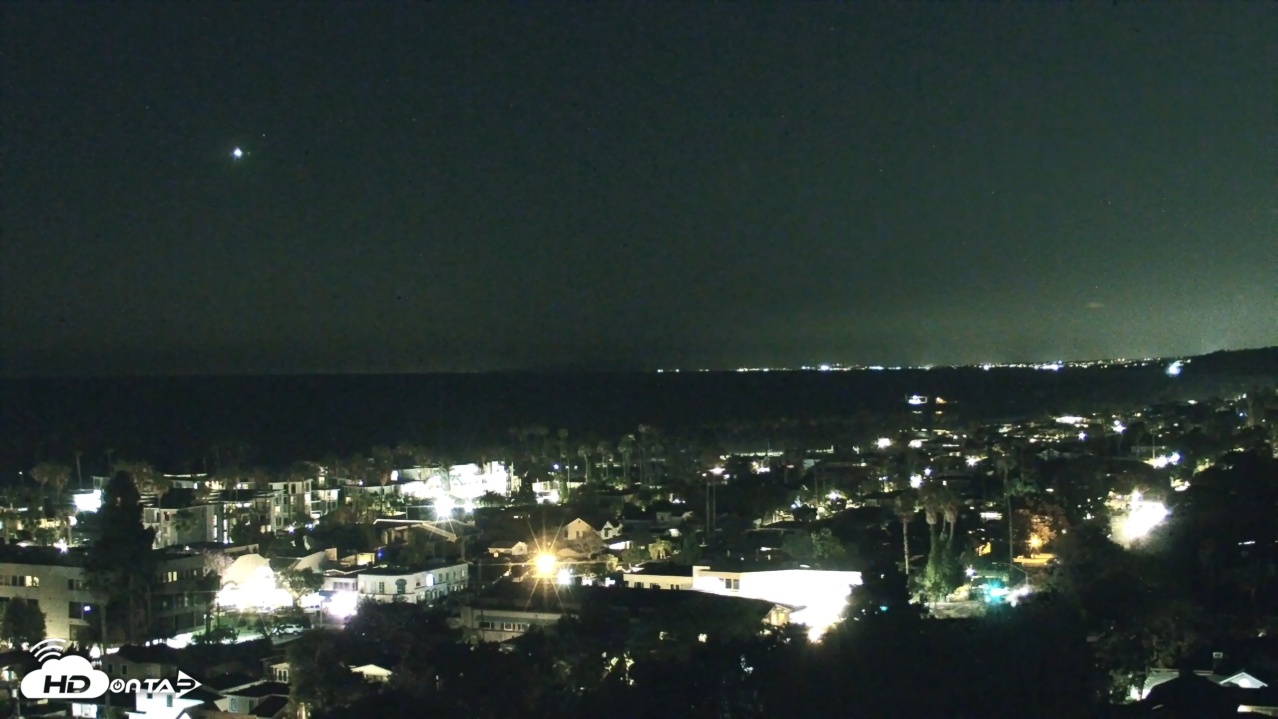 Snapshot of La Jolla Shores Overlook Live Webcam taken May 13, 2026, 8:58pm PDT