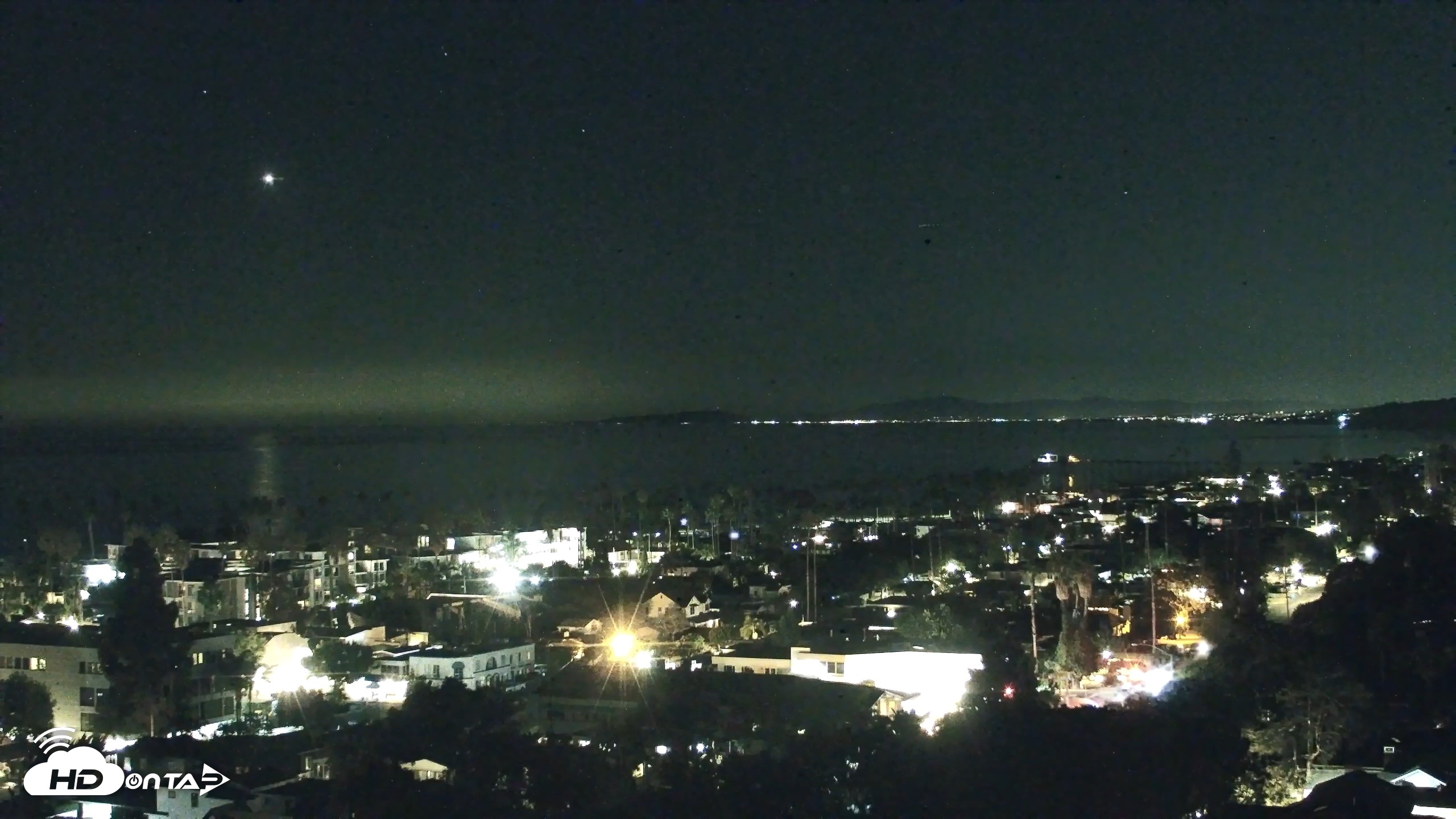 Snapshot of La Jolla Shores Overlook Live Webcam taken Oct 4, 2026, 9:33pm PDT