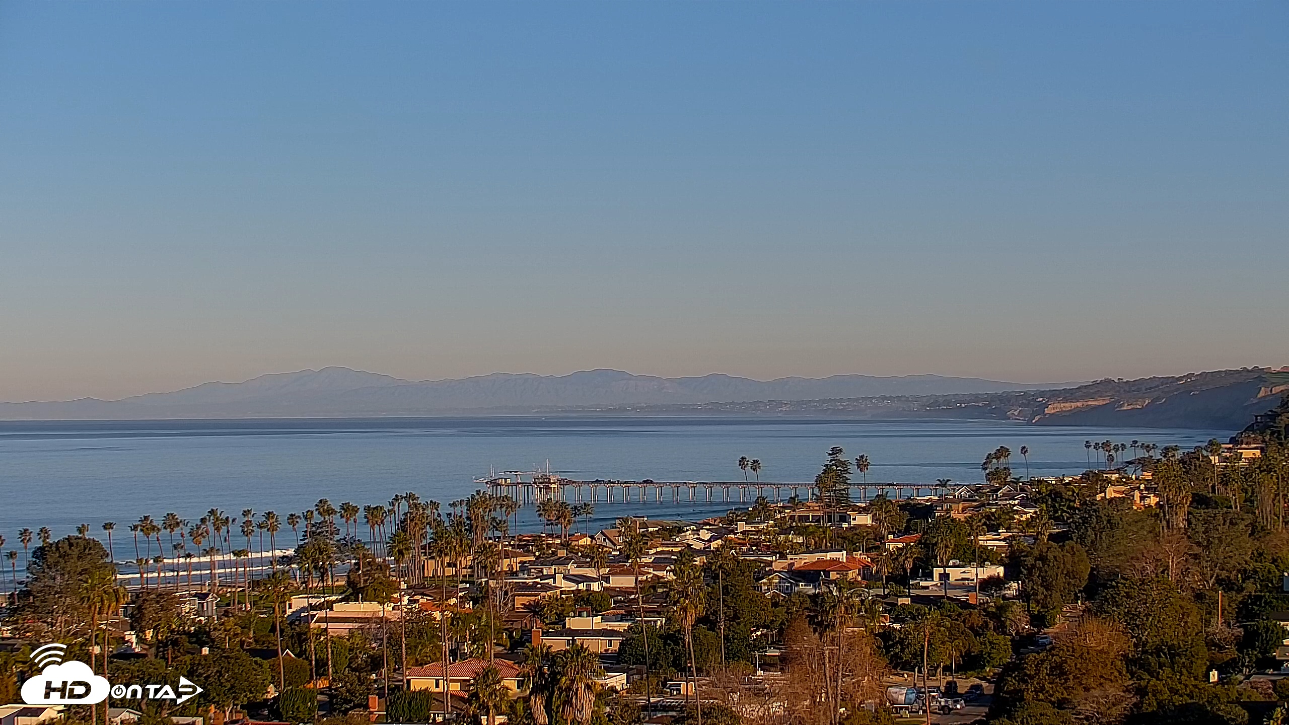 Snapshot of La Jolla Shores Overlook Live Webcam taken Jan 16, 2026, 8:05am PST
