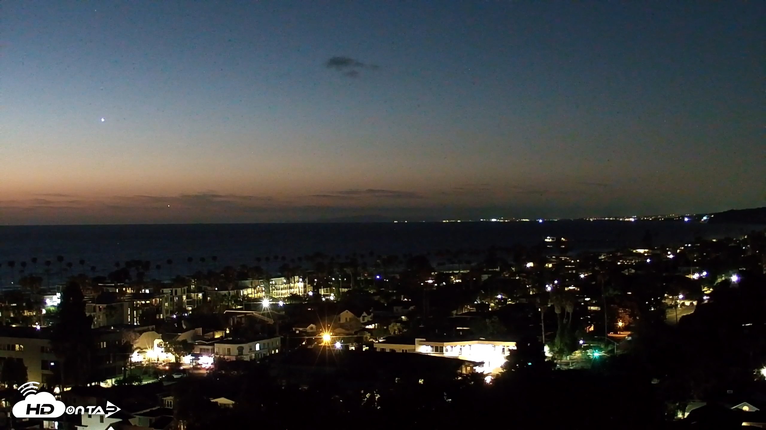 Snapshot of La Jolla Shores Overlook Live Webcam taken May 13, 2026, 8:28pm PDT