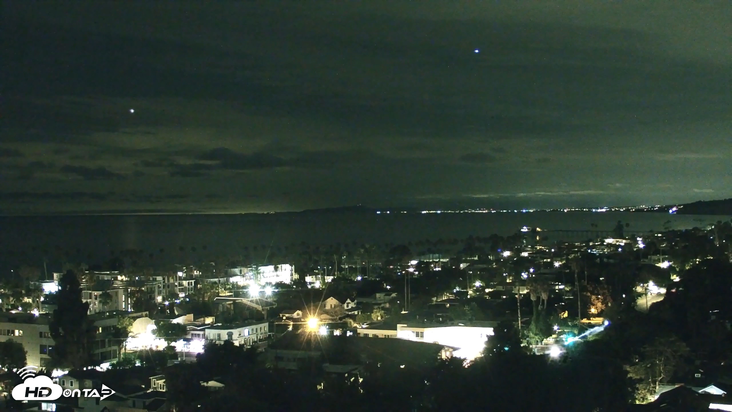 Snapshot of La Jolla Shores Overlook Live Webcam taken Aug 13, 2026, 10:00pm PDT