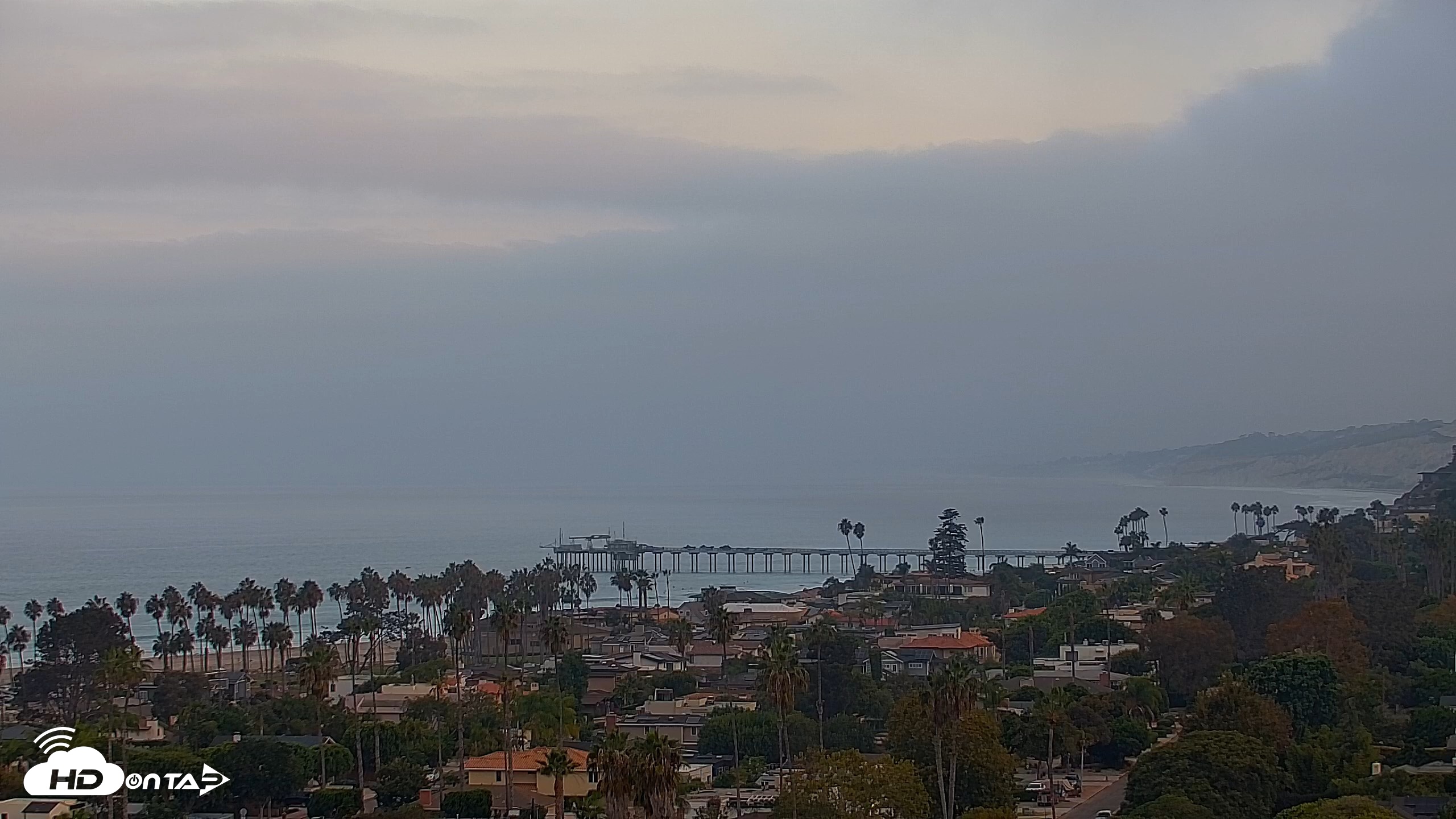 Snapshot of La Jolla Shores Overlook Live Webcam taken Sep 25, 2026, 7:01am PDT