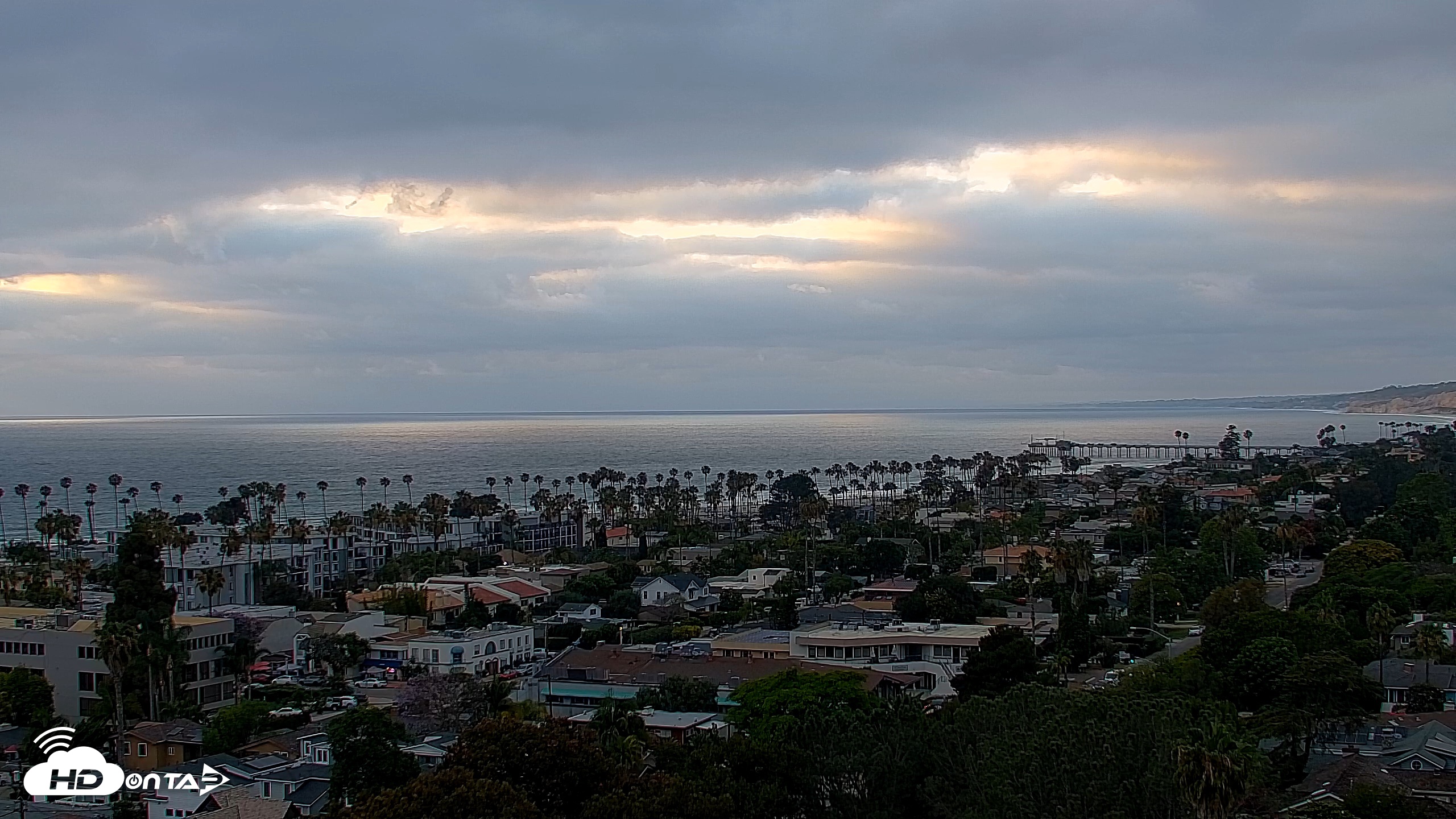 Snapshot of La Jolla Shores Overlook Live Webcam taken May 23, 2026, 7:15pm PDT