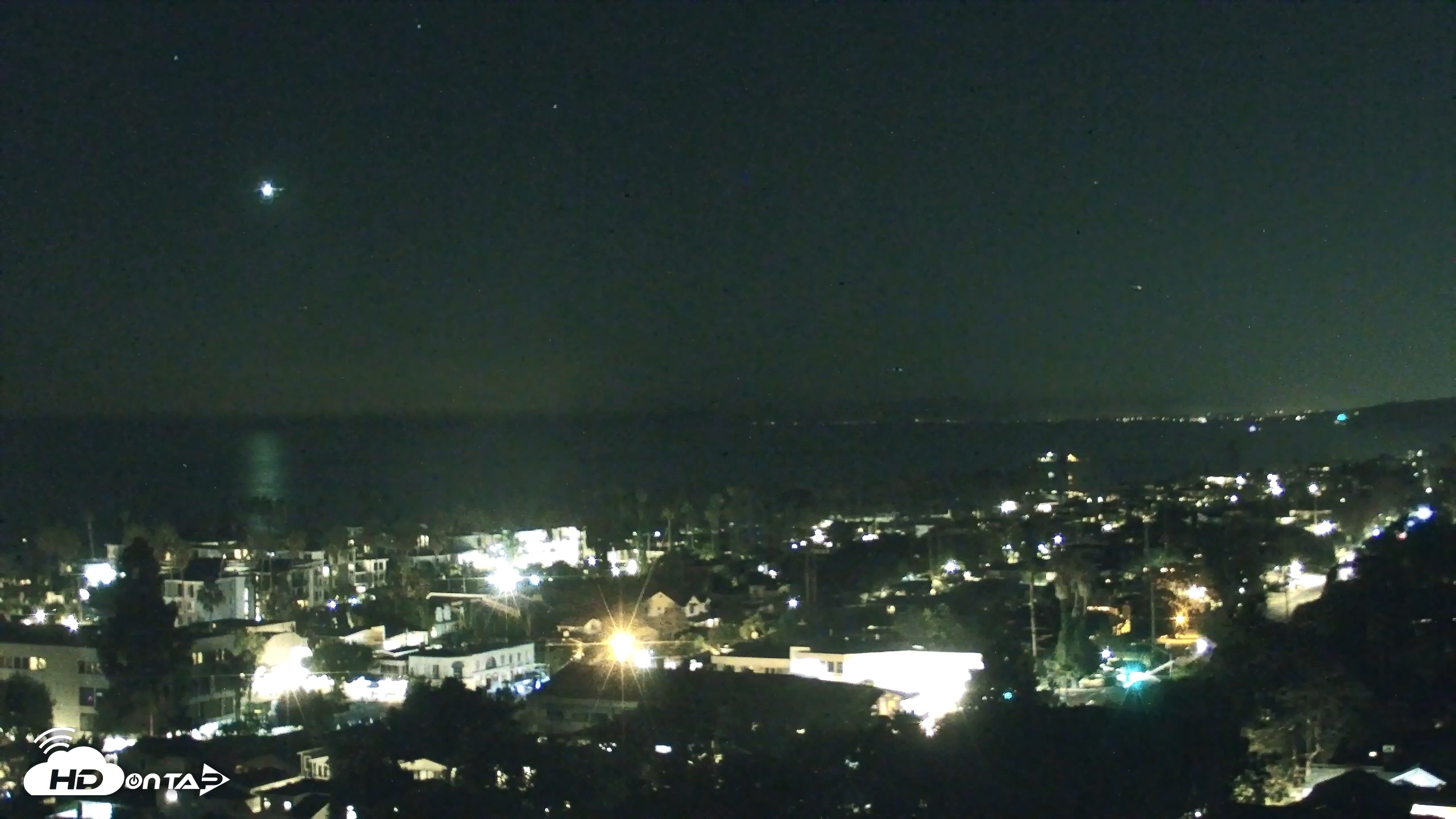 Snapshot of La Jolla Shores Overlook Live Webcam taken Oct 2, 2026, 9:34pm PDT