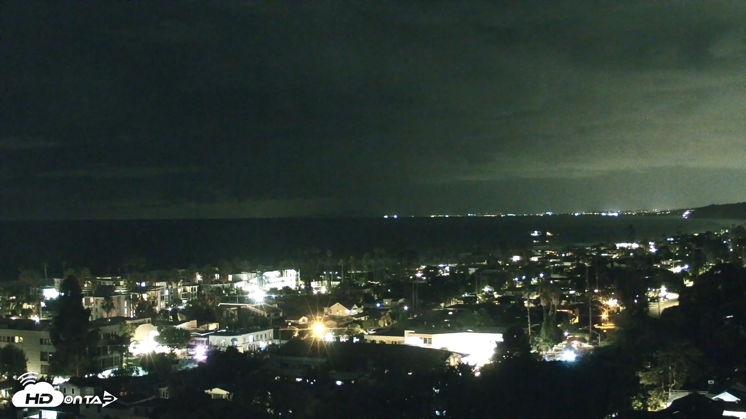 Snapshot of La Jolla Shores Overlook Live Webcam taken Oct 12, 2026, 7:16pm PDT