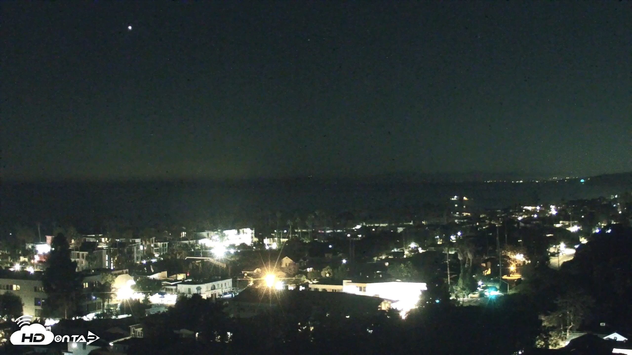 Snapshot of La Jolla Shores Overlook Live Webcam taken Oct 3, 2026, 12:27am PDT