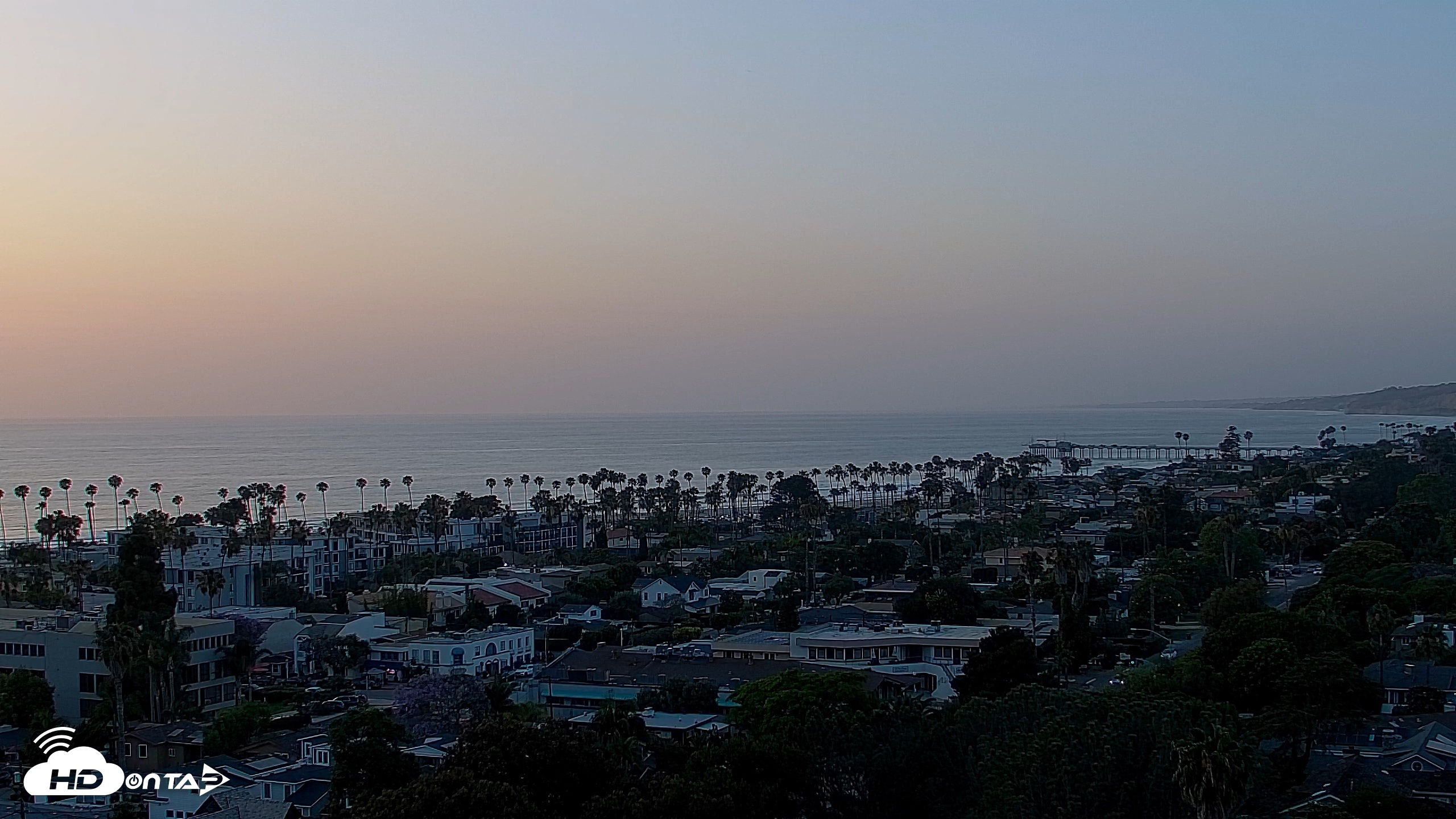 Snapshot of La Jolla Shores Overlook Live Webcam taken May 18, 2026, 7:31pm PDT