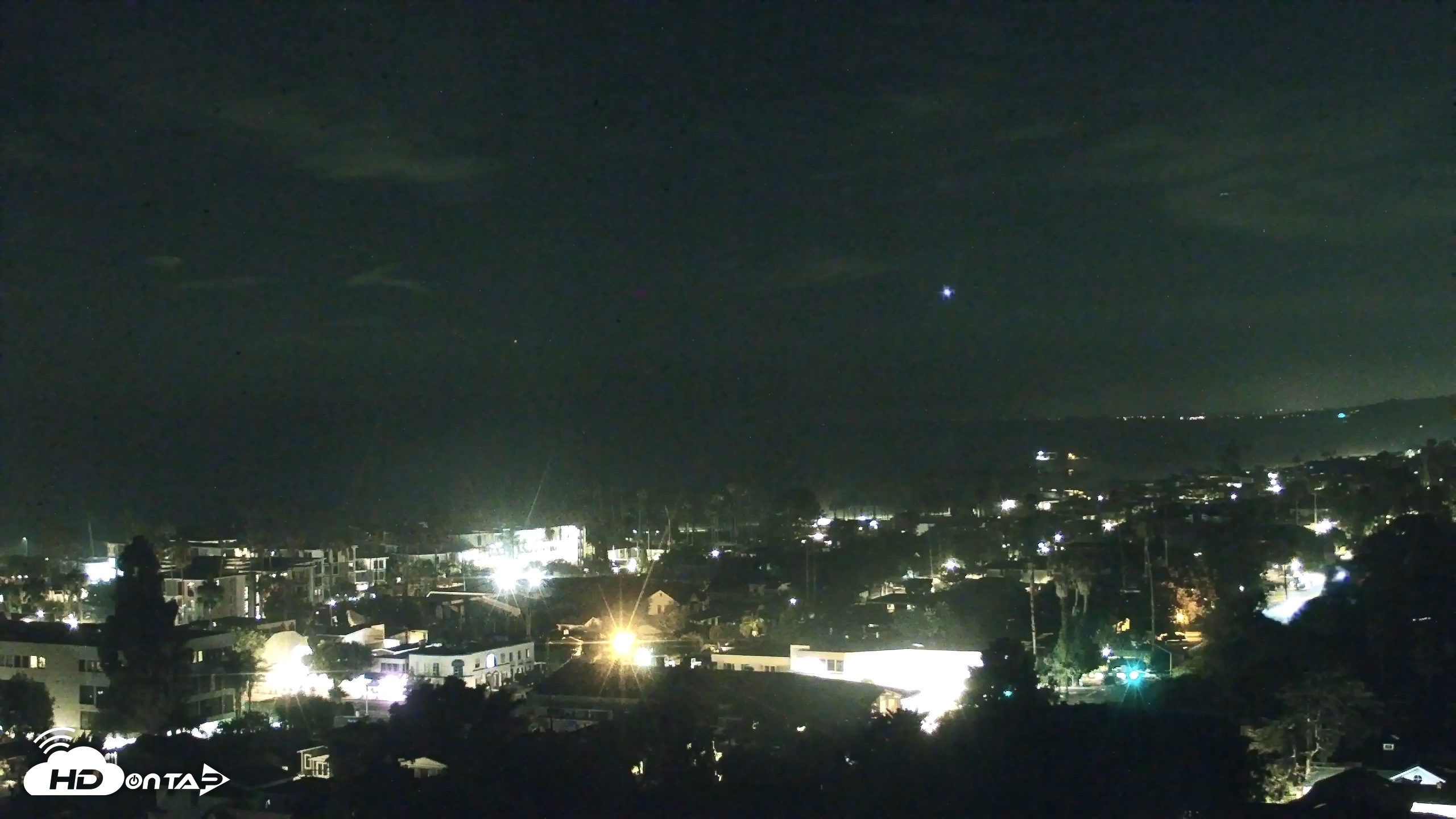 Snapshot of La Jolla Shores Overlook Live Webcam taken Aug 17, 2026, 10:54pm PDT