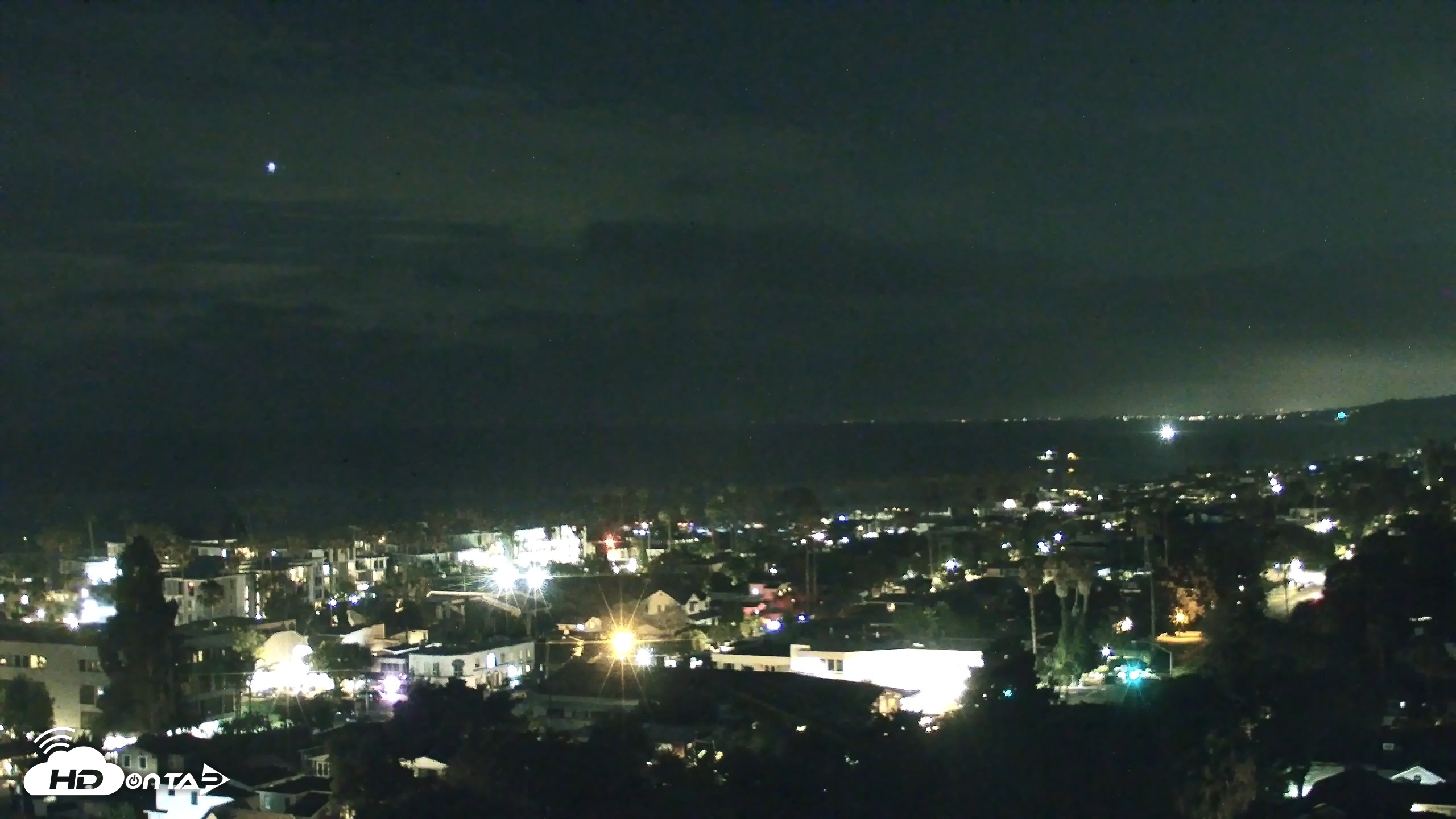 Snapshot of La Jolla Shores Overlook Live Webcam taken Jul 25, 2026, 9:25pm PDT