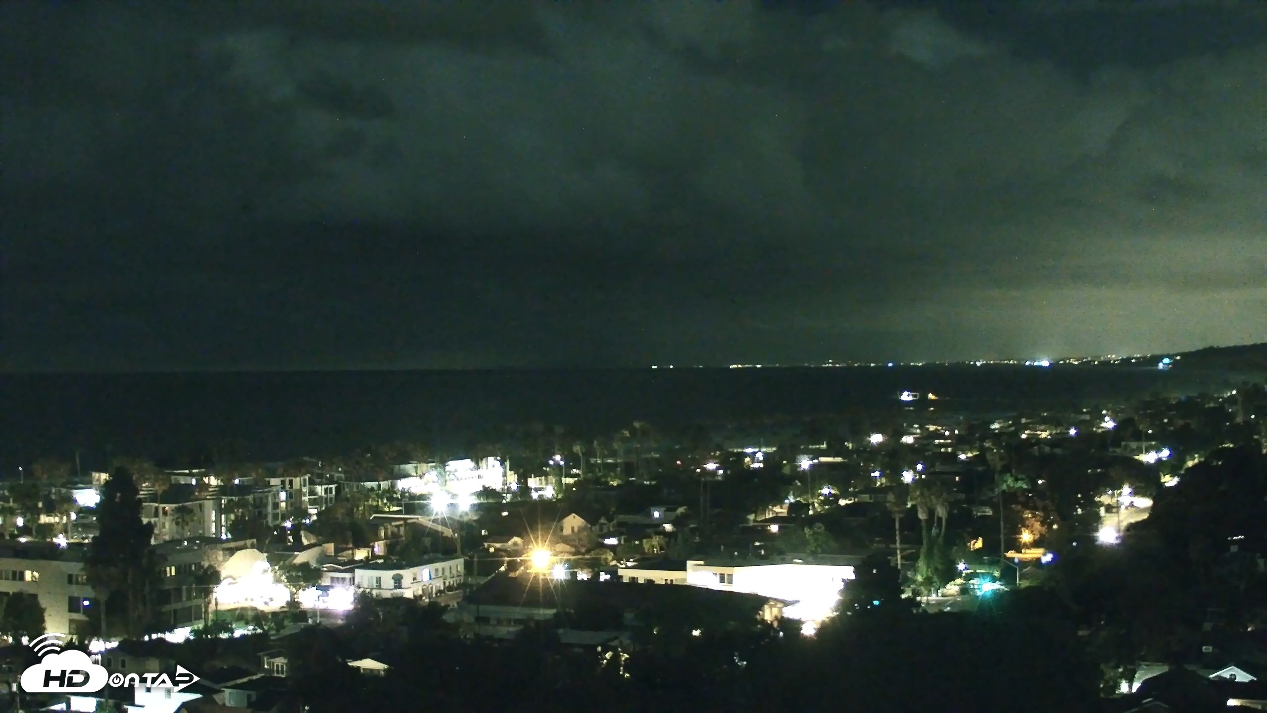 Snapshot of La Jolla Shores Overlook Live Webcam taken May 27, 2026, 10:20pm PDT
