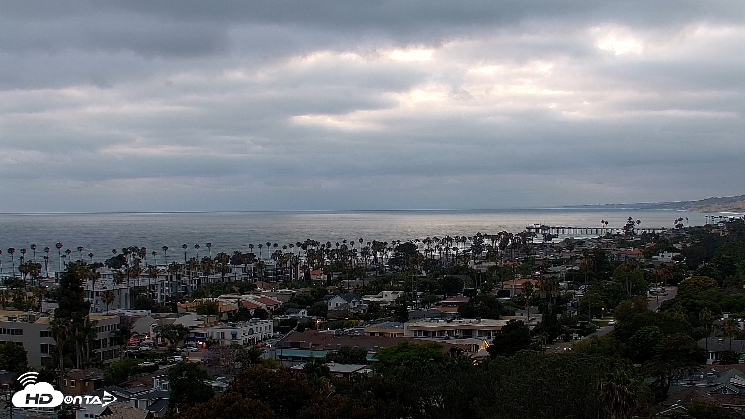 Snapshot of La Jolla Shores Overlook Live Webcam taken May 23, 2026, 7:41pm PDT