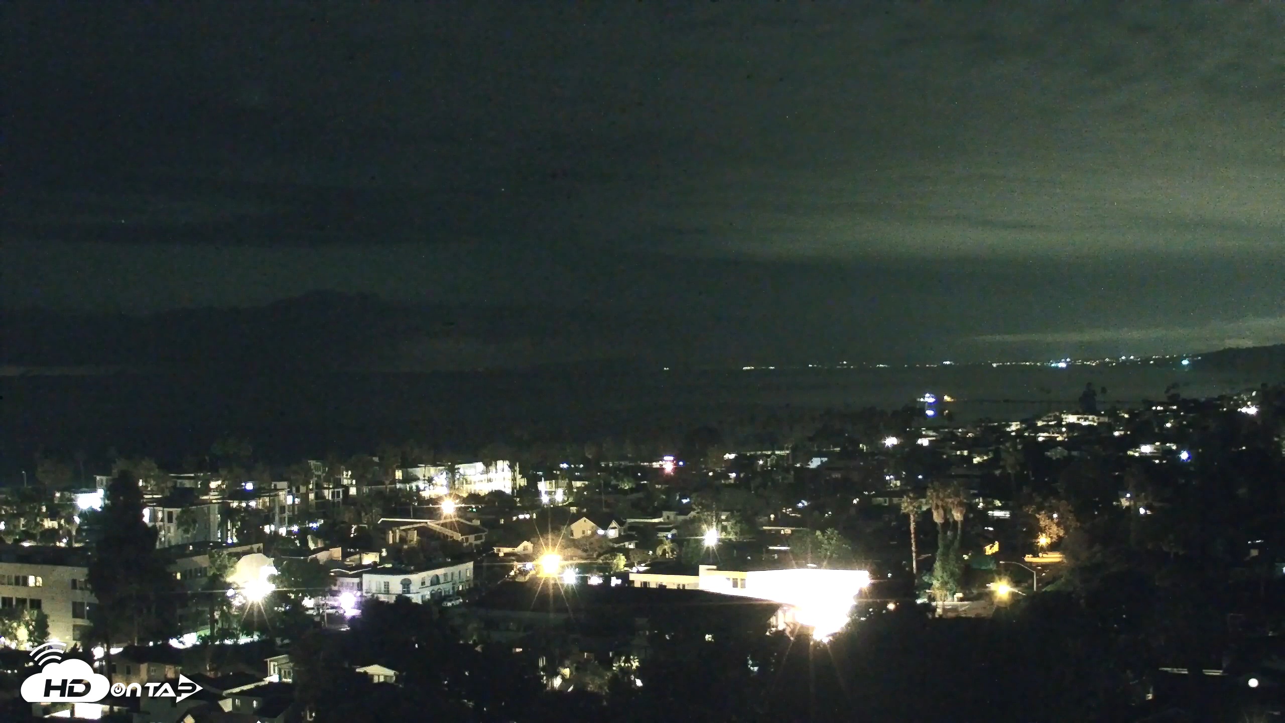 Snapshot of La Jolla Shores Overlook Live Webcam taken Oct 14, 2025, 8:02pm PDT