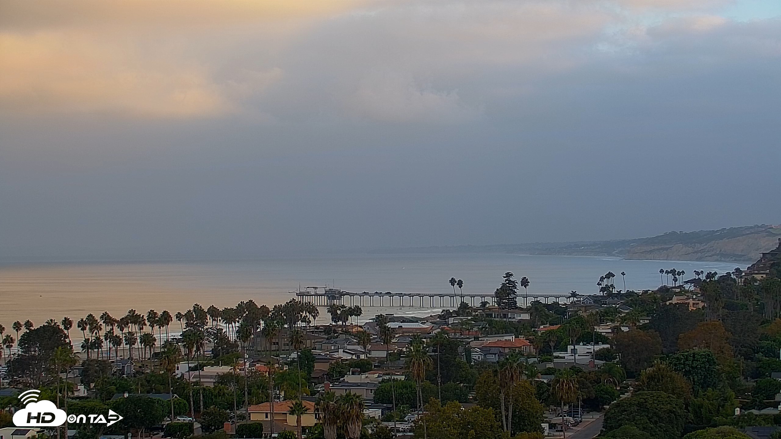 Snapshot of La Jolla Shores Overlook Live Webcam taken Sep 19, 2026, 7:09am PDT