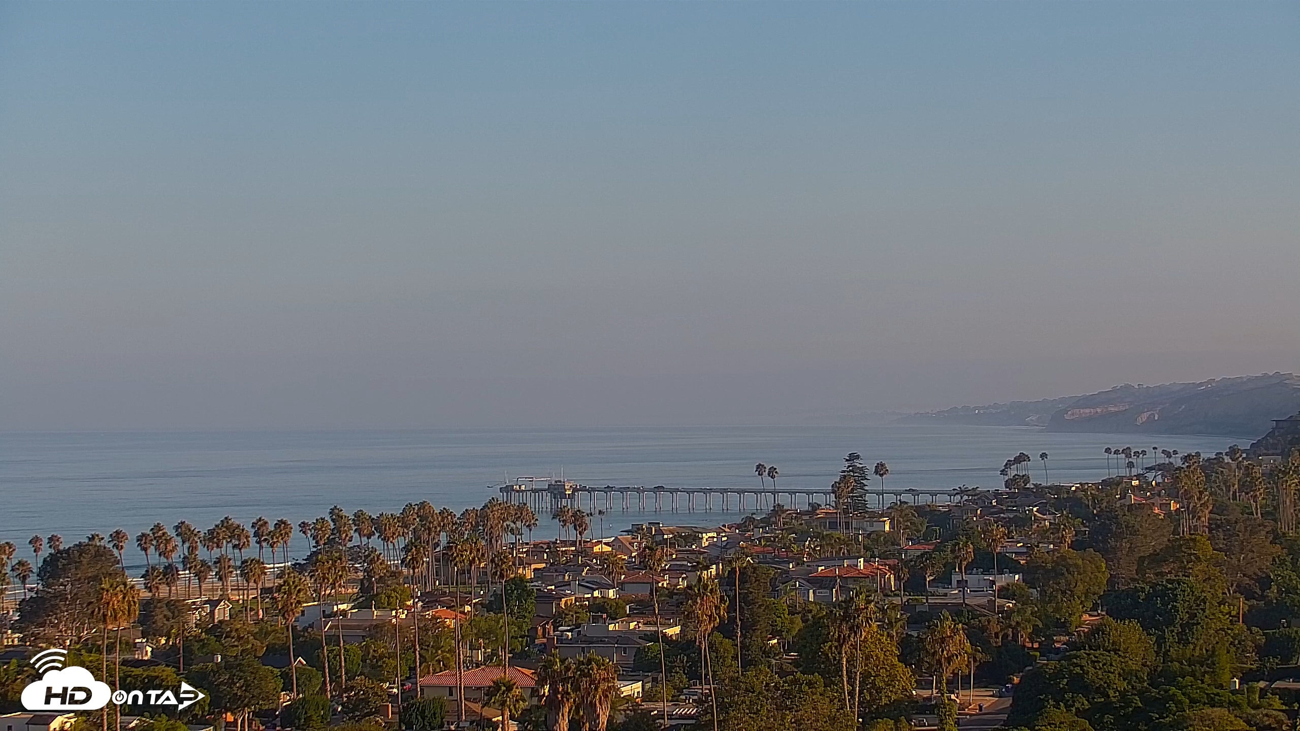 Snapshot of La Jolla Shores Overlook Live Webcam taken Sep 8, 2025, 7:37am PDT