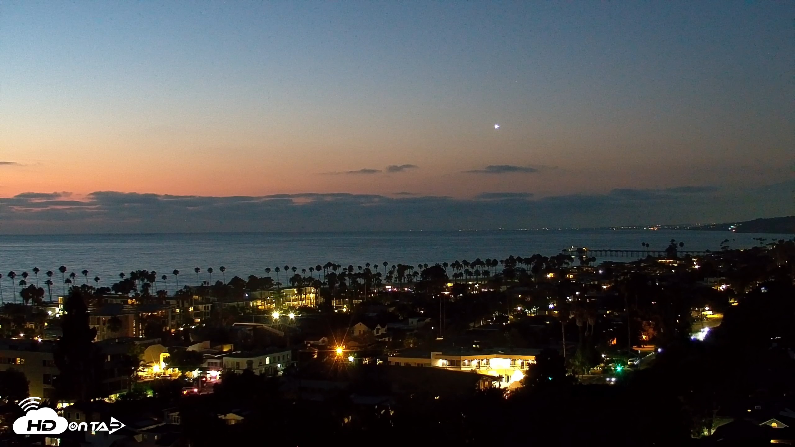 Snapshot of La Jolla Shores Overlook Live Webcam taken Aug 11, 2026, 8:16pm PDT