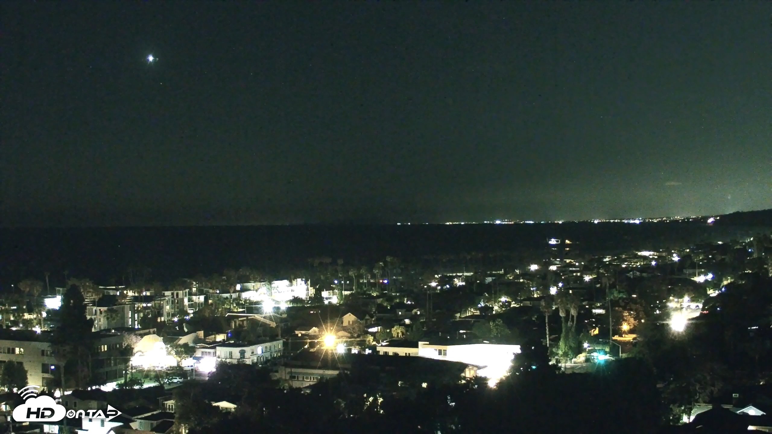 Snapshot of La Jolla Shores Overlook Live Webcam taken May 13, 2026, 8:59pm PDT