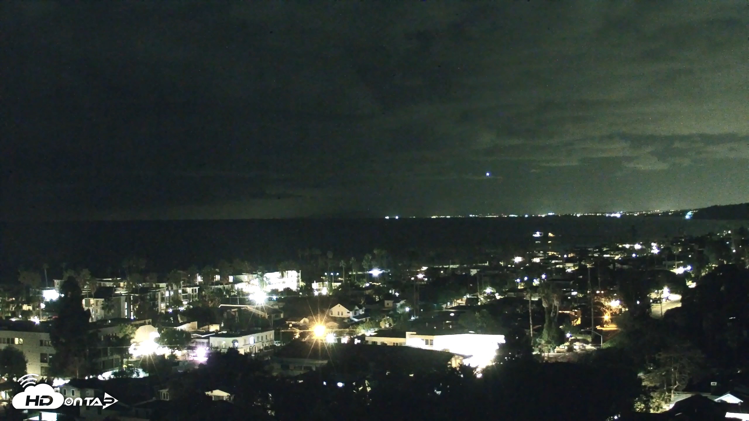 Snapshot of La Jolla Shores Overlook Live Webcam taken Oct 12, 2026, 9:17pm PDT