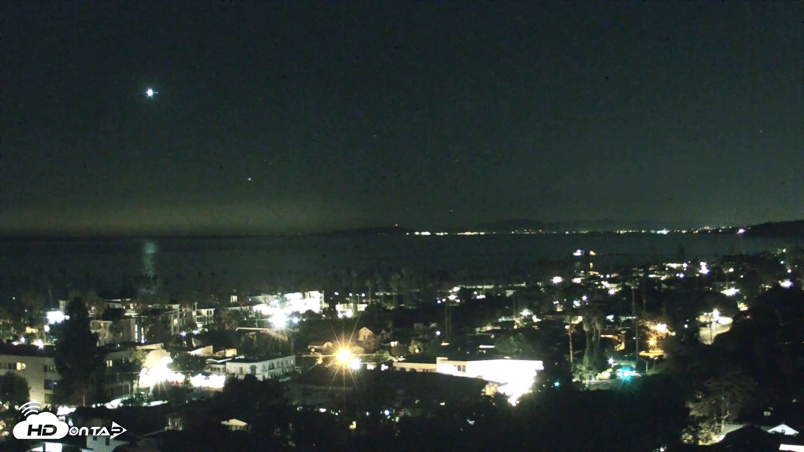Snapshot of La Jolla Shores Overlook Live Webcam taken Oct 4, 2026, 10:34pm PDT