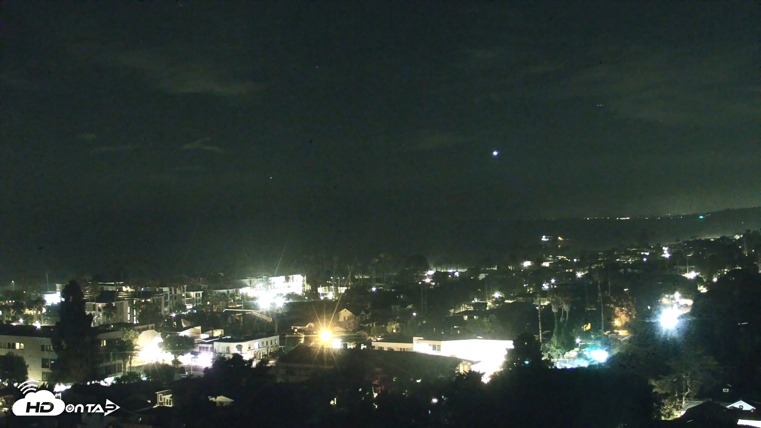 Snapshot of La Jolla Shores Overlook Live Webcam taken Aug 17, 2026, 10:55pm PDT