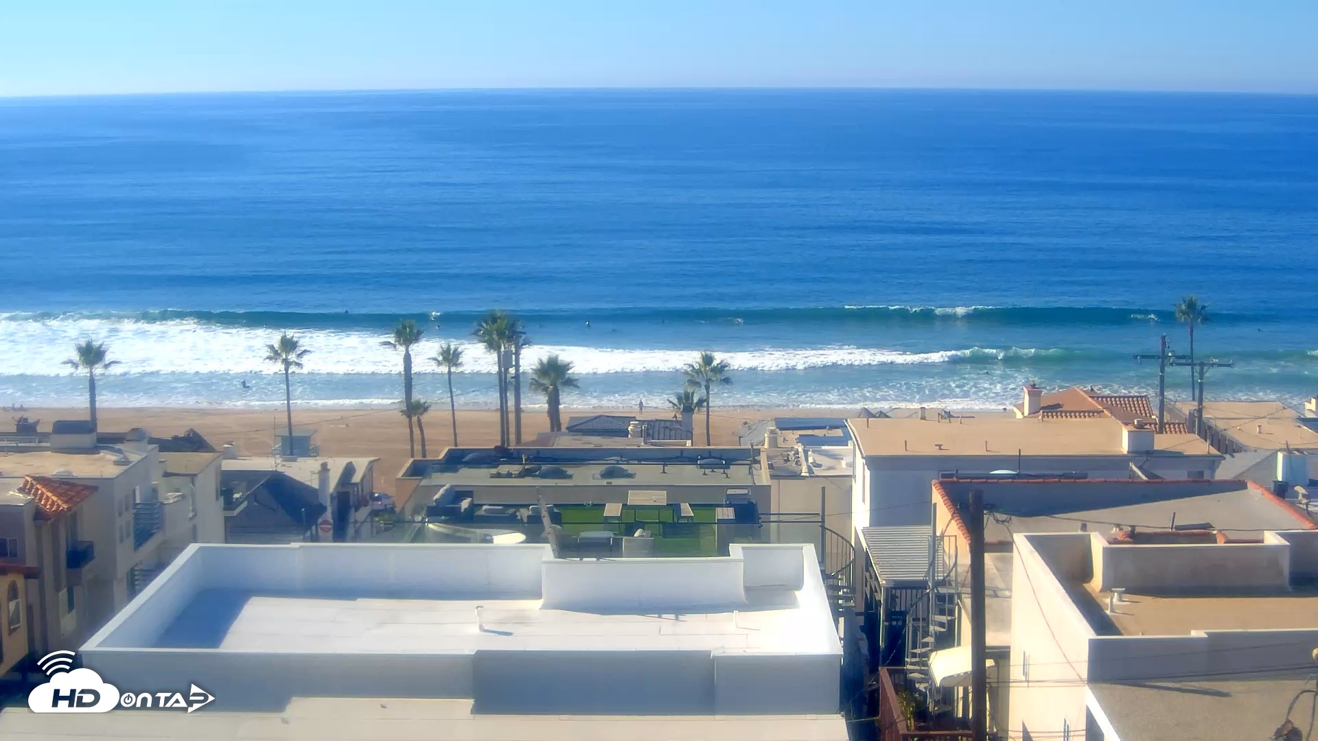 Snapshot of El Porto Overlook Live Surf Camera taken Nov 25, 2025, 11:52am PST