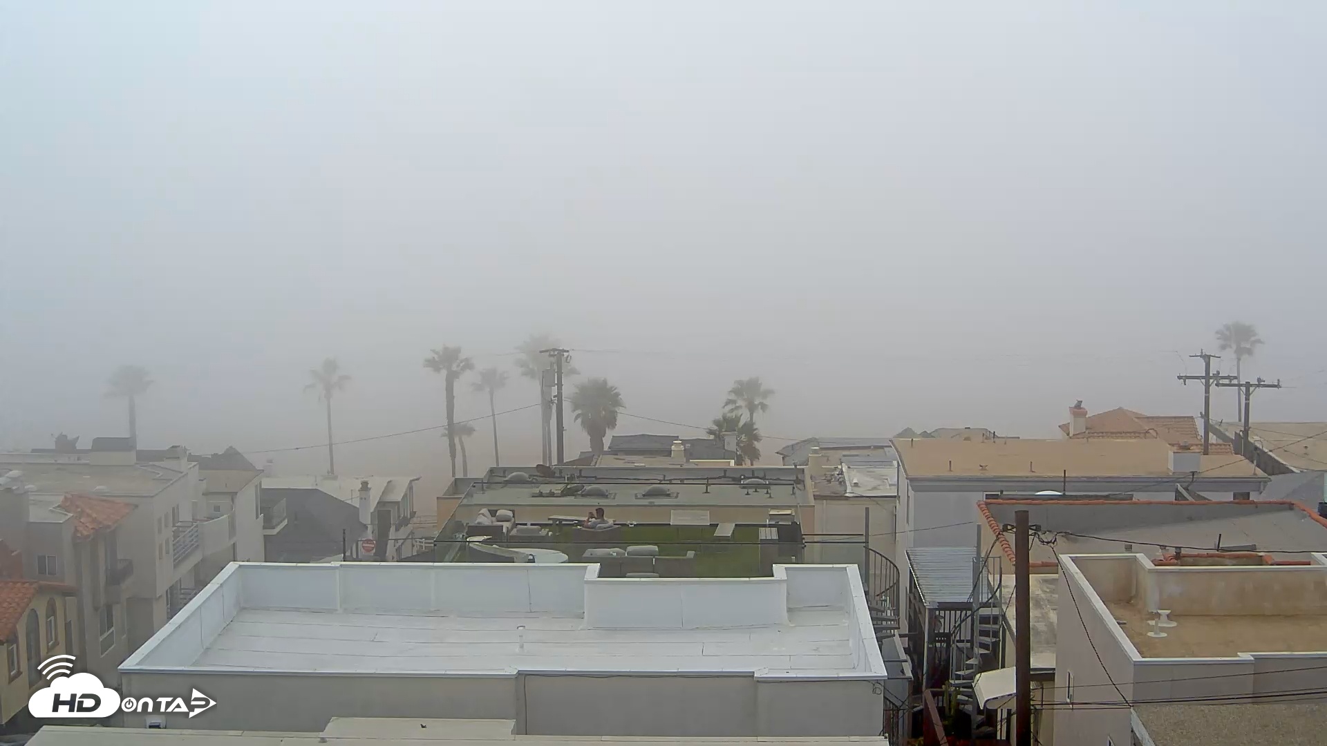Snapshot of El Porto Overlook Live Surf Camera taken Feb 26, 2025, 2:37pm PST